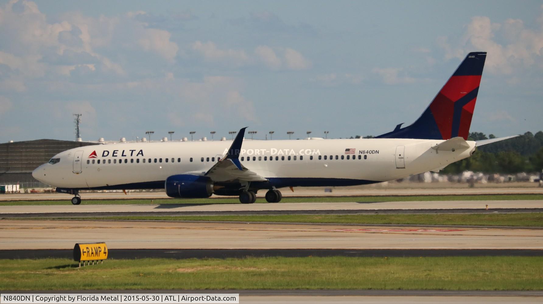 N840DN, 2015 Boeing 737-932/ER C/N 31951, Delta