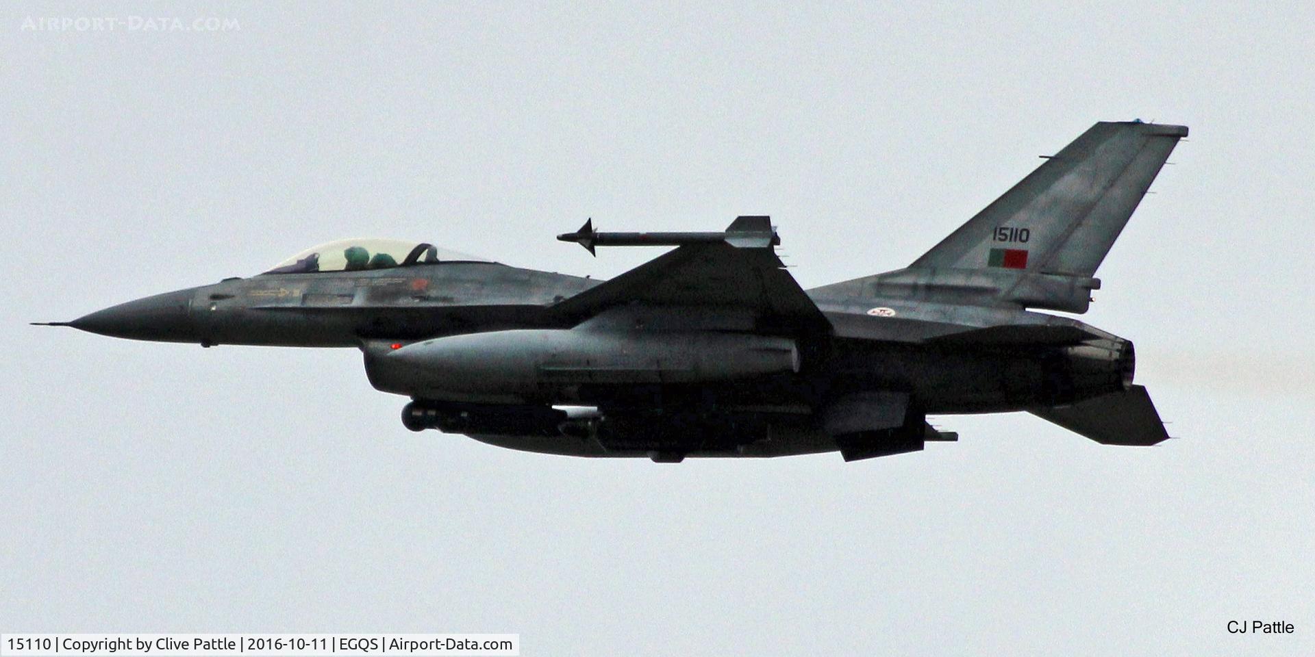 15110, General Dynamics F-16AM Fighting Falcon C/N AA-10, Portugese AF action at RAF Lossiemouth EGQS during Exercise Joint Warrior 16-2