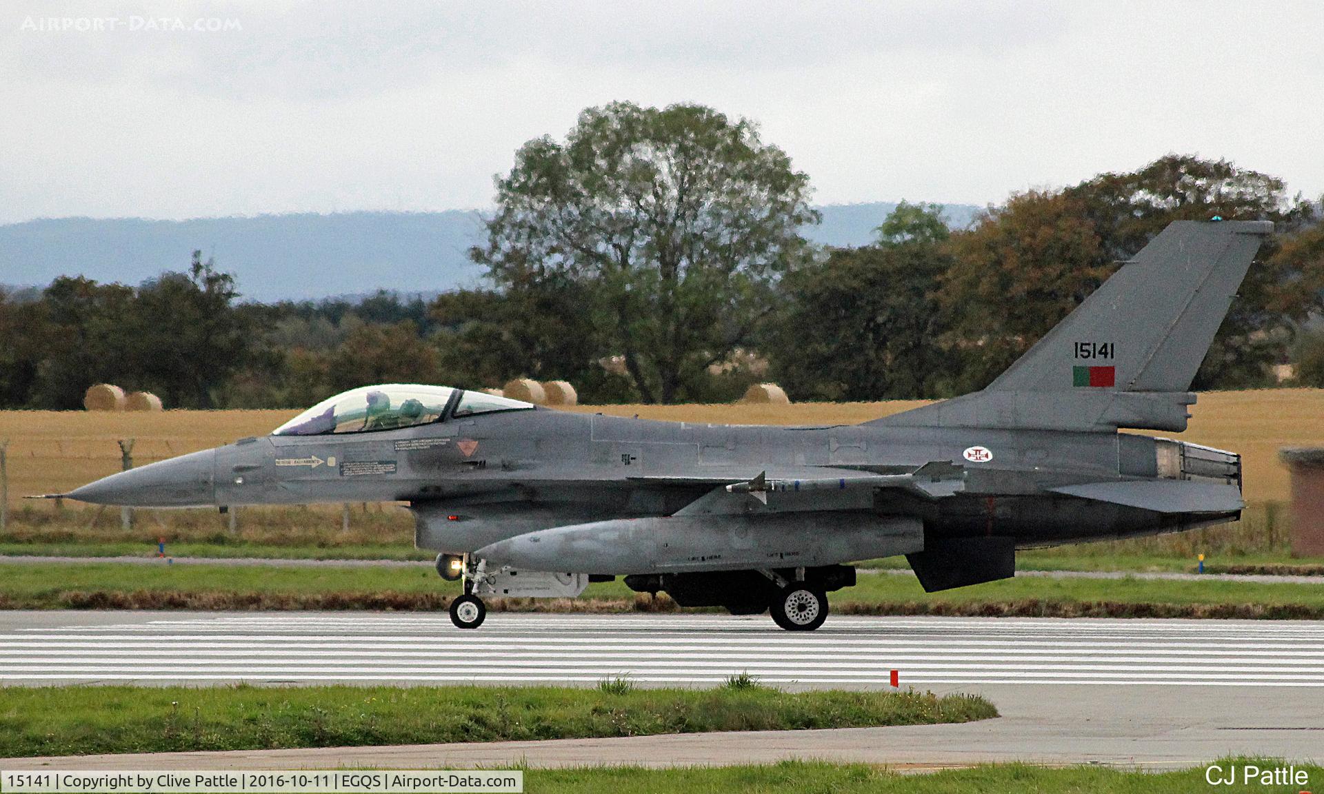 15141, 1982 General Dynamics F-16AM Fighting Falcon C/N 61-597, Portugese AF action at RAF Lossiemouth EGQS during Exercise Joint Warrior 16-2