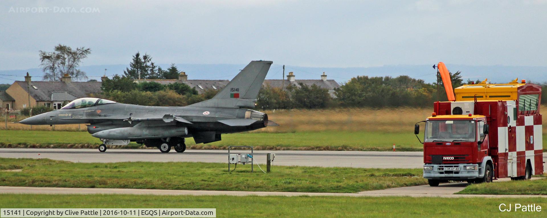 15141, 1982 General Dynamics F-16AM Fighting Falcon C/N 61-597, Portugese AF action at RAF Lossiemouth EGQS during Exercise Joint Warrior 16-2