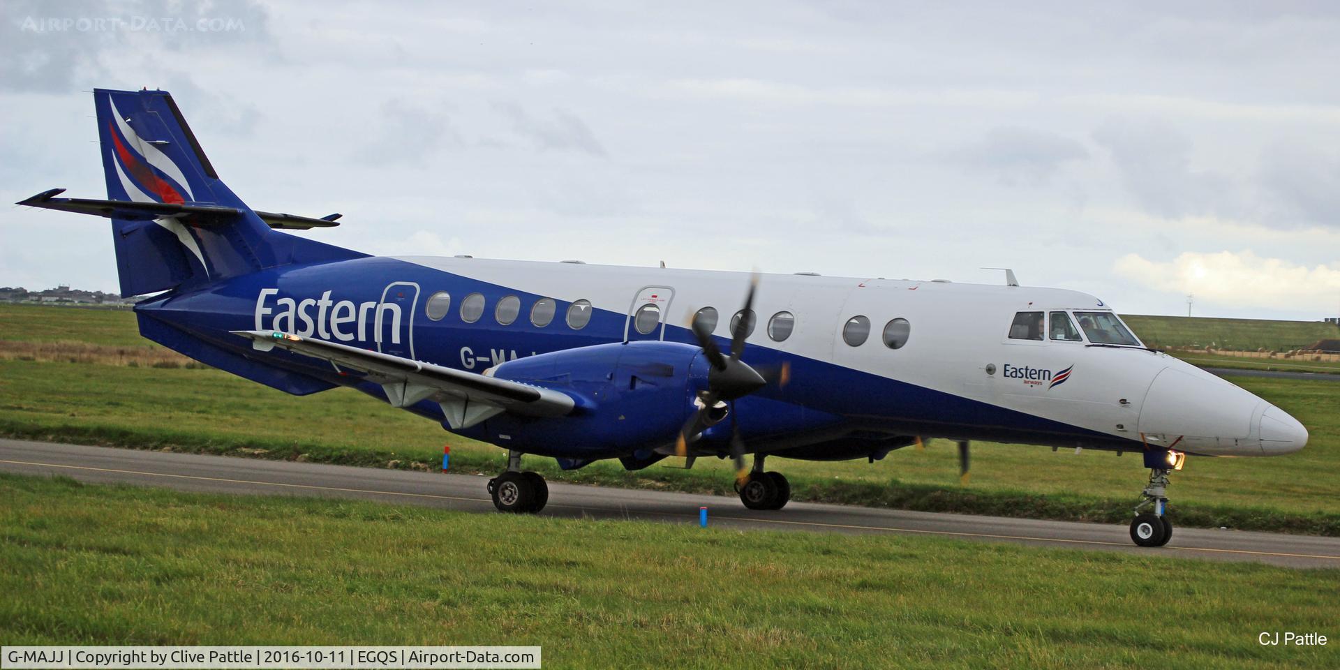 G-MAJJ, 1993 British Aerospace Jetstream 41 C/N 41024, At RAF Lossiemouth EGQS during Exercise Joint Warrior 16-2 on the standard inter-RAF base charter flight