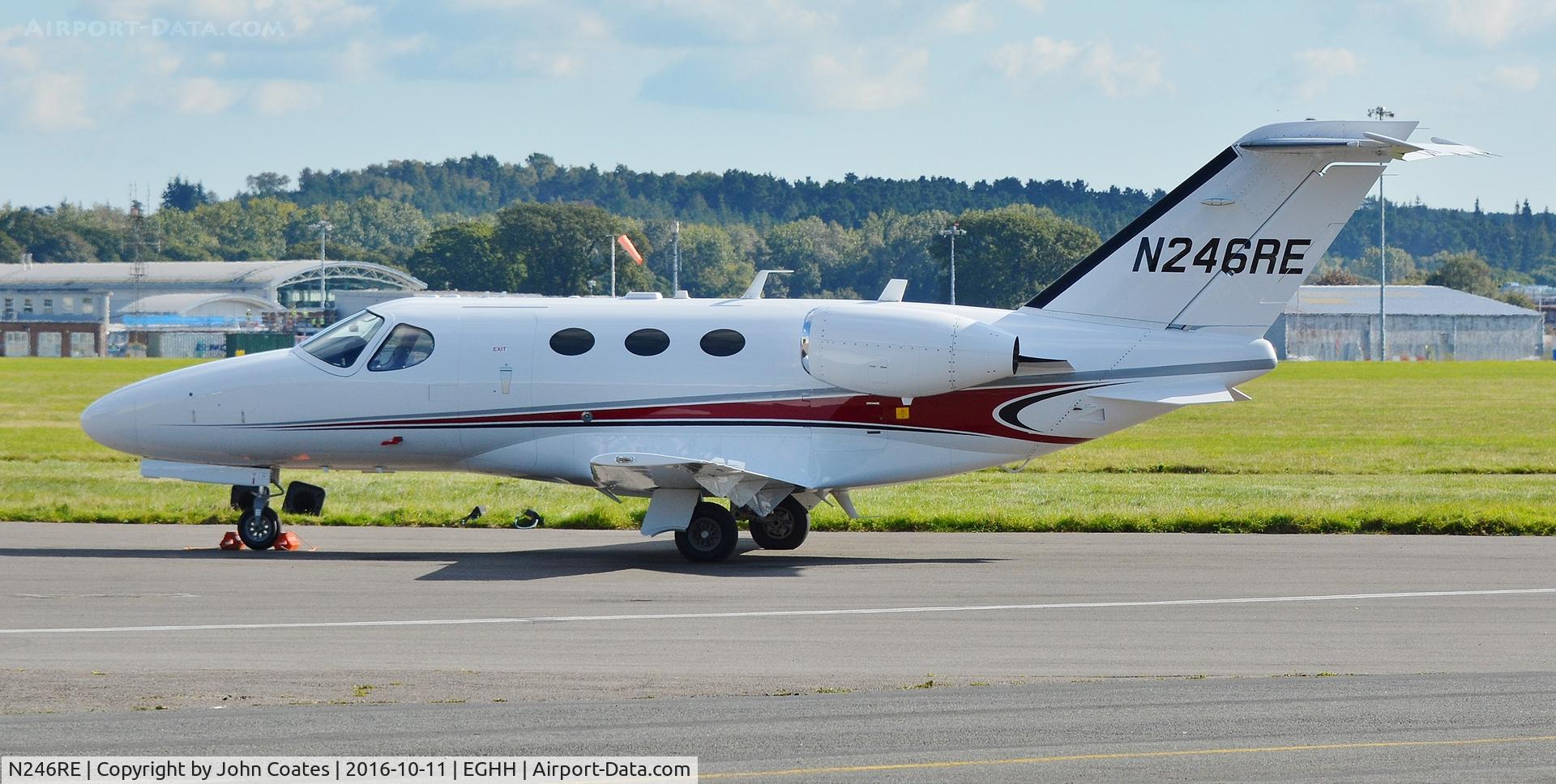N246RE, 2009 Cessna 510 Citation Mustang Citation Mustang C/N 510-0295, Visitor at CSE