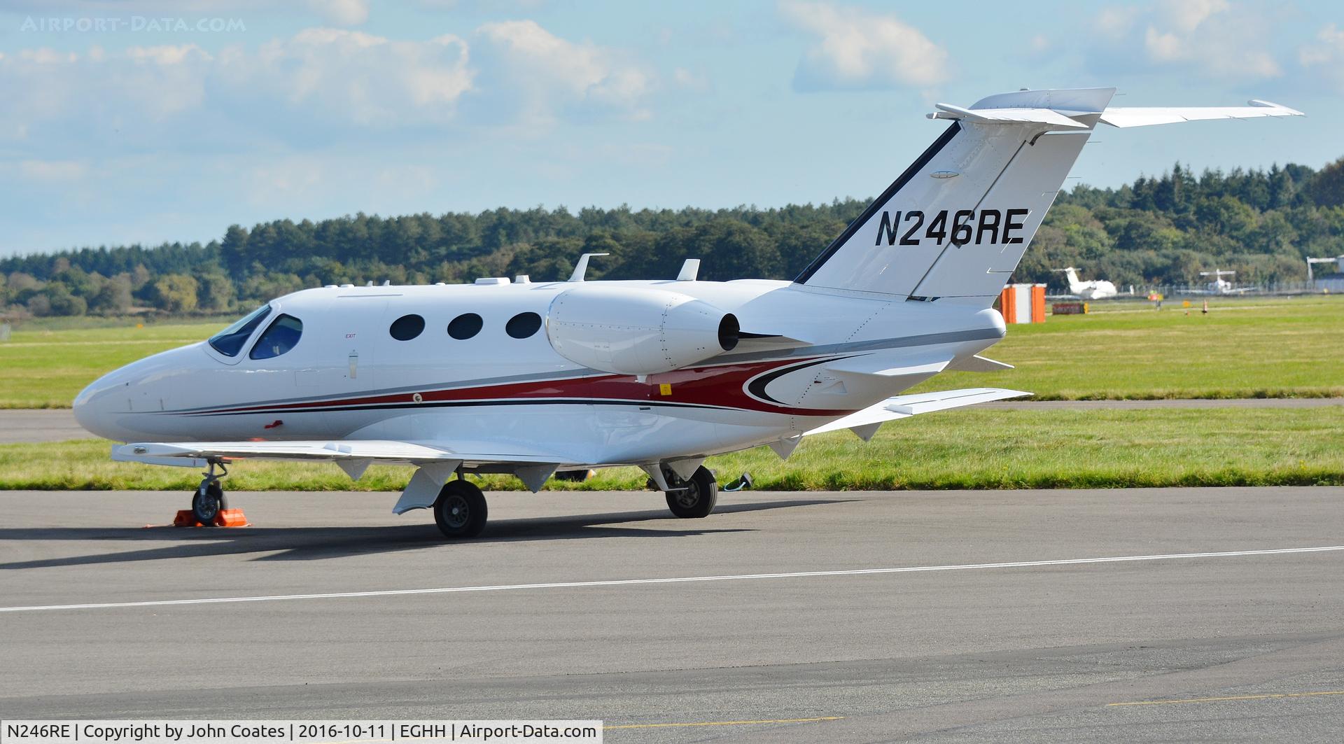 N246RE, 2009 Cessna 510 Citation Mustang Citation Mustang C/N 510-0295, Visitor at CSE