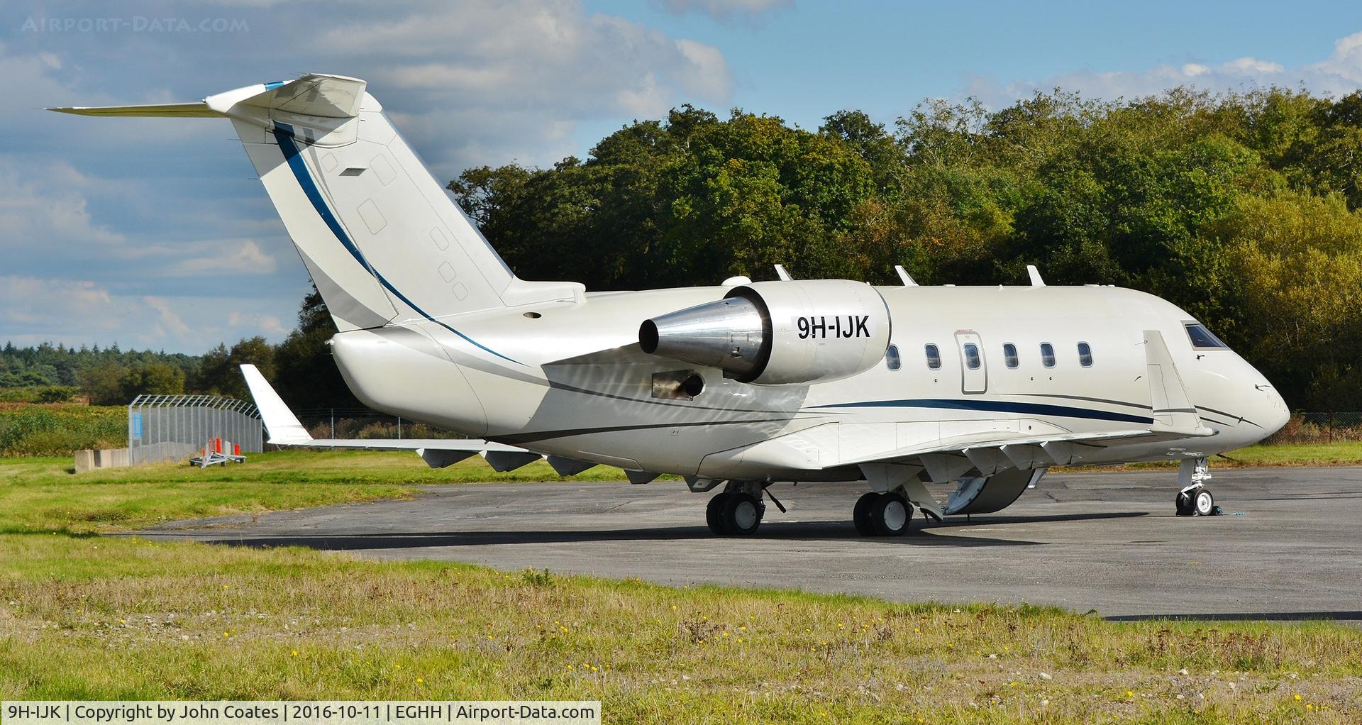 9H-IJK, 1984 Canadair Challenger 601 (CL-600-2A12) C/N 3031, Just re-reg'd at JETS