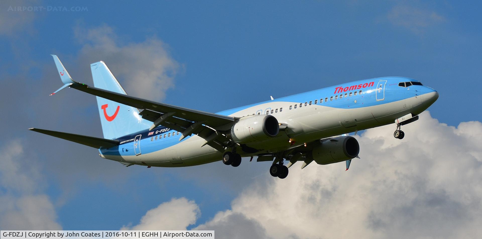 G-FDZJ, 2007 Boeing 737-8K5 C/N 34690, Current resident