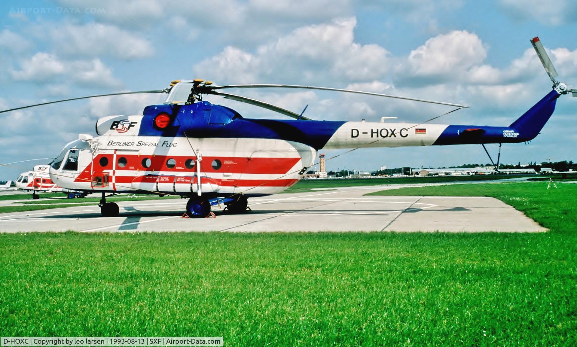 D-HOXC, 1977 MIL Mi-8T C/N 10583, Berlin SXF 13.8.93