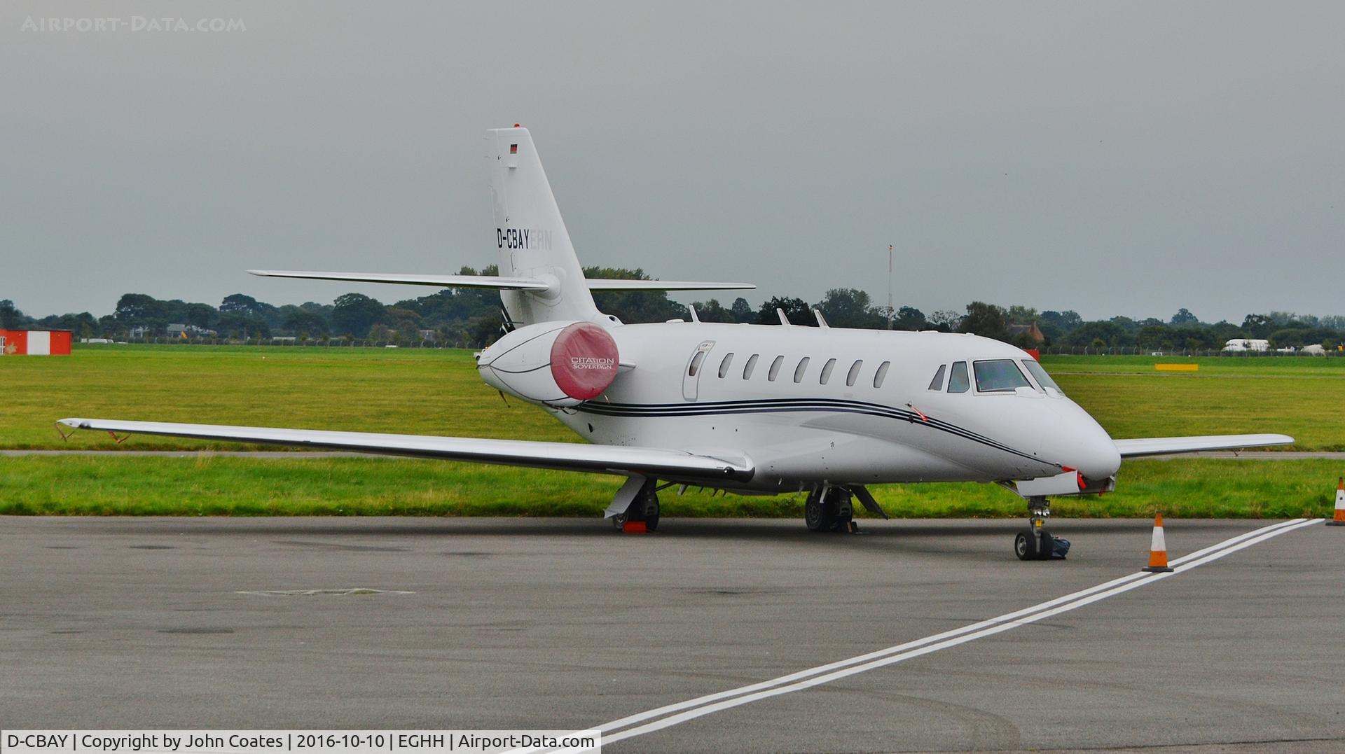 D-CBAY, 2007 Cessna 680 Citation Sovereign C/N 680-0125, Visitor at signatures