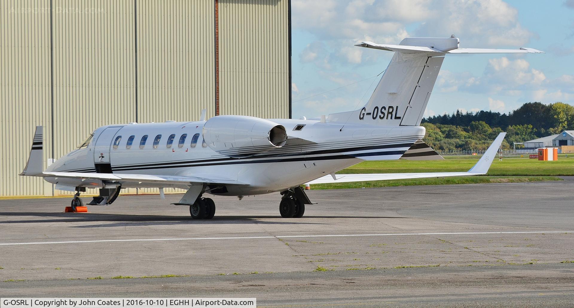 G-OSRL, 2009 Learjet 45 C/N 45-391, Visit at Signatures