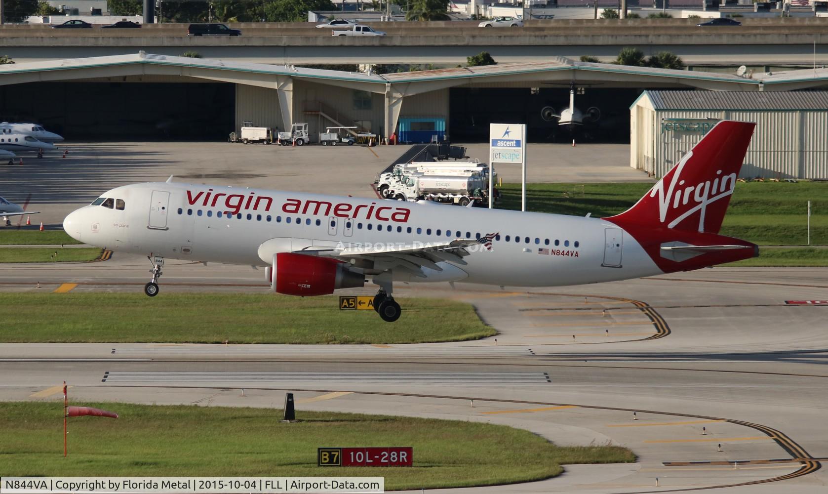 N844VA, Airbus A320-214 C/N 4851, Virgin America