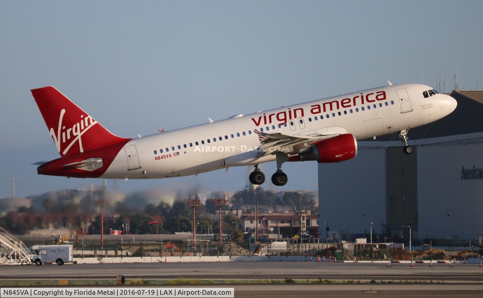 N845VA, 2011 Airbus A320-214 C/N 4867, Virgin America