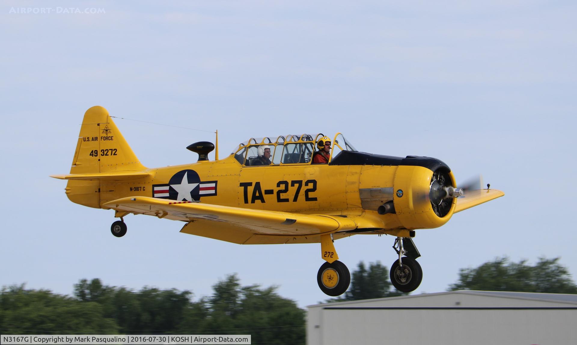 N3167G, 1949 North American T-6G Texan C/N 168-685, North American T-6G