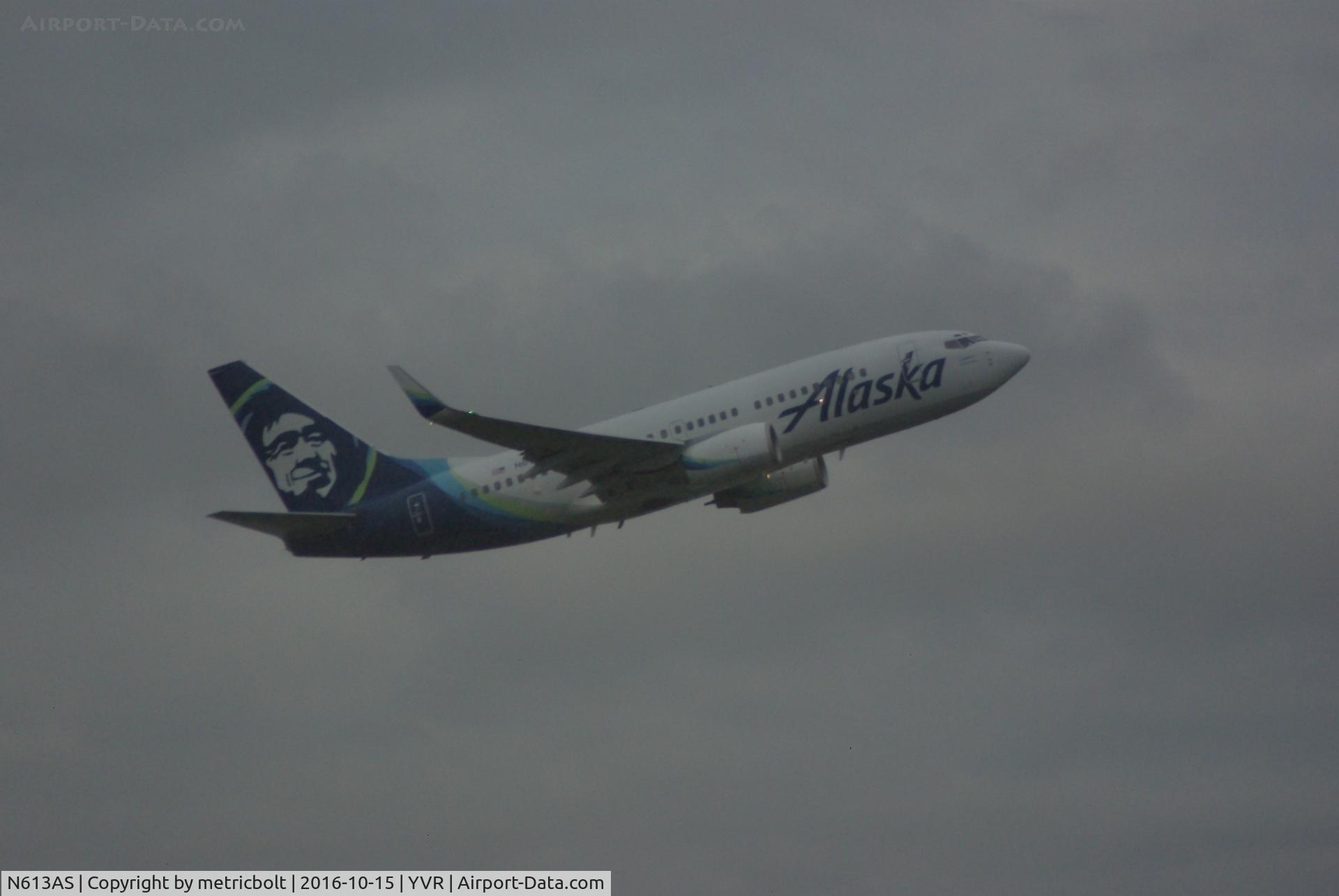 N613AS, 1999 Boeing 737-790 C/N 30163, AS702 to SEA