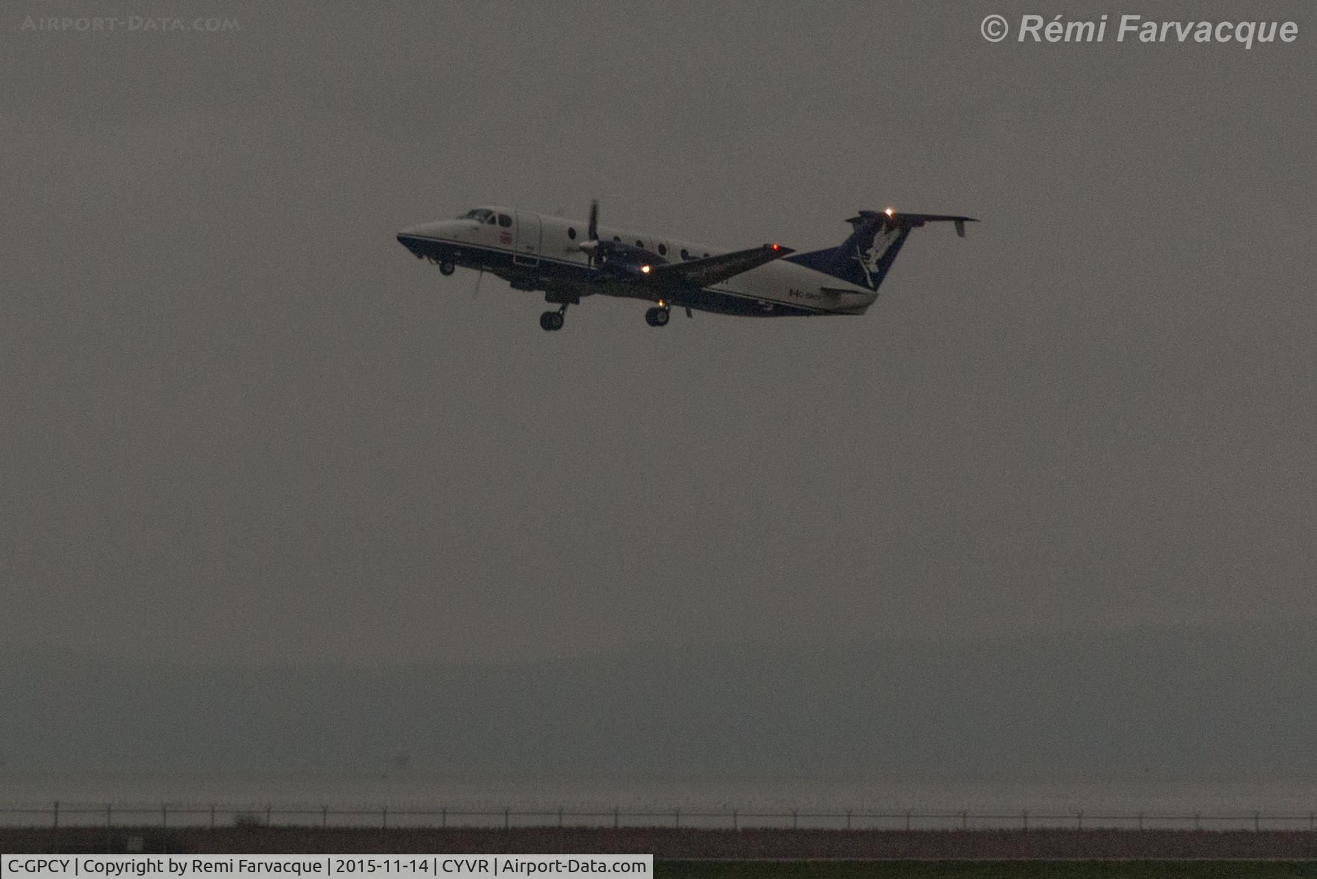 C-GPCY, Beech 1900C C/N UB-45, East take-off from south runway.