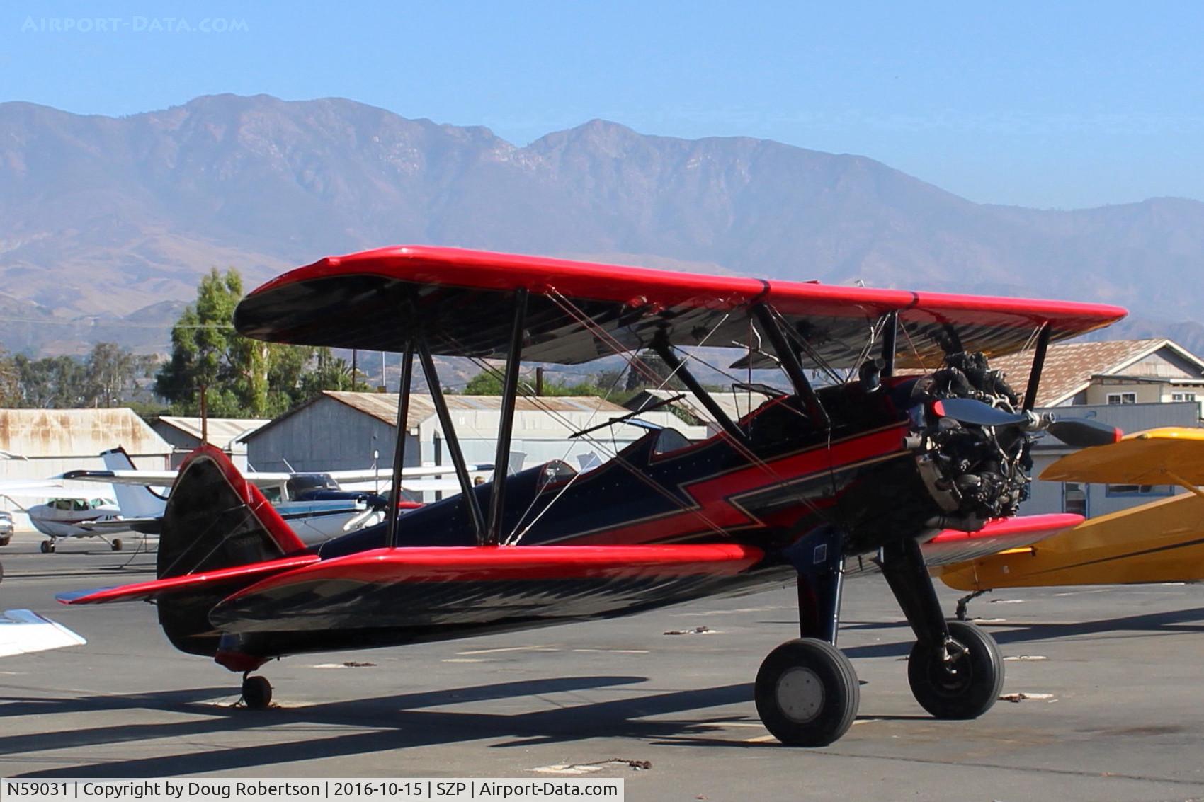 N59031, 1941 Boeing A75N1(PT17) C/N 75-3808, 1941 Boeing Stearman A75N1, Continental W670 220 Hp radial, SZP-based long time