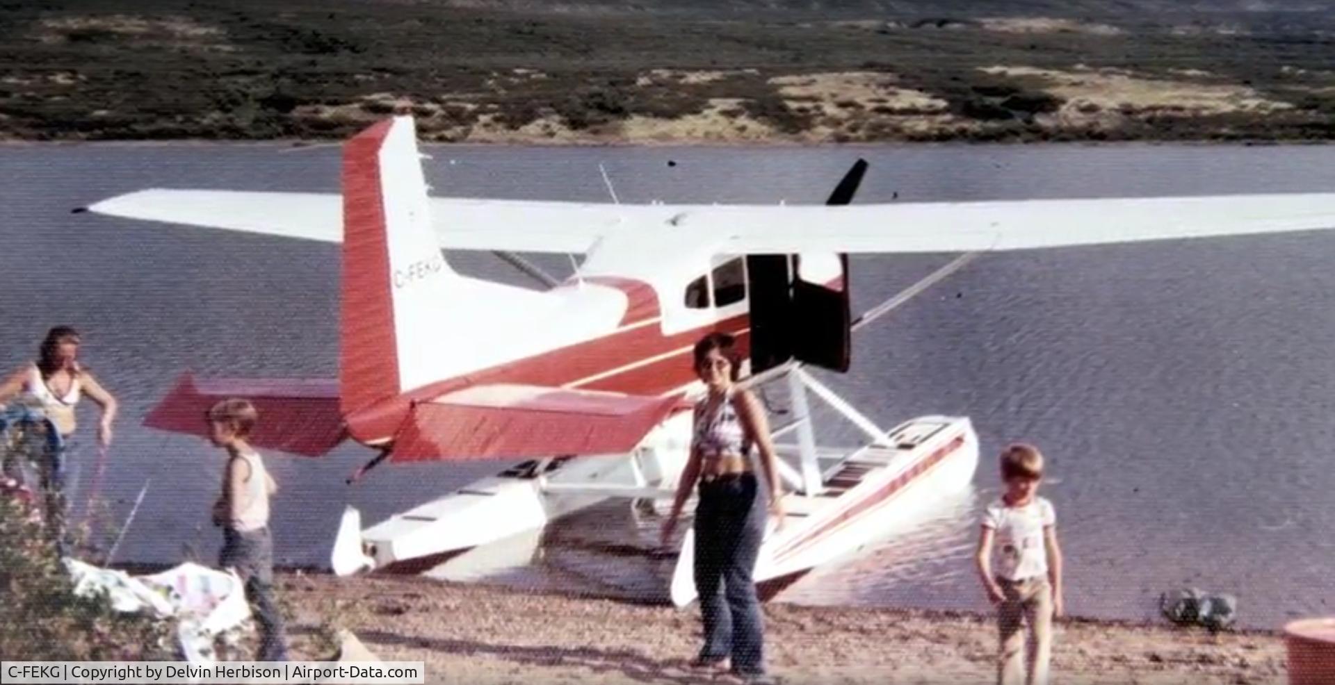 C-FEKG, 1972 Cessna A185E Skywagon 185 C/N 18502043, My father owned this aircraft around 1973, he may have been the first owner.  His name is Del Herbison.  Photo was taken in the Yukon most likely somewhere near Tungsten, NWT.