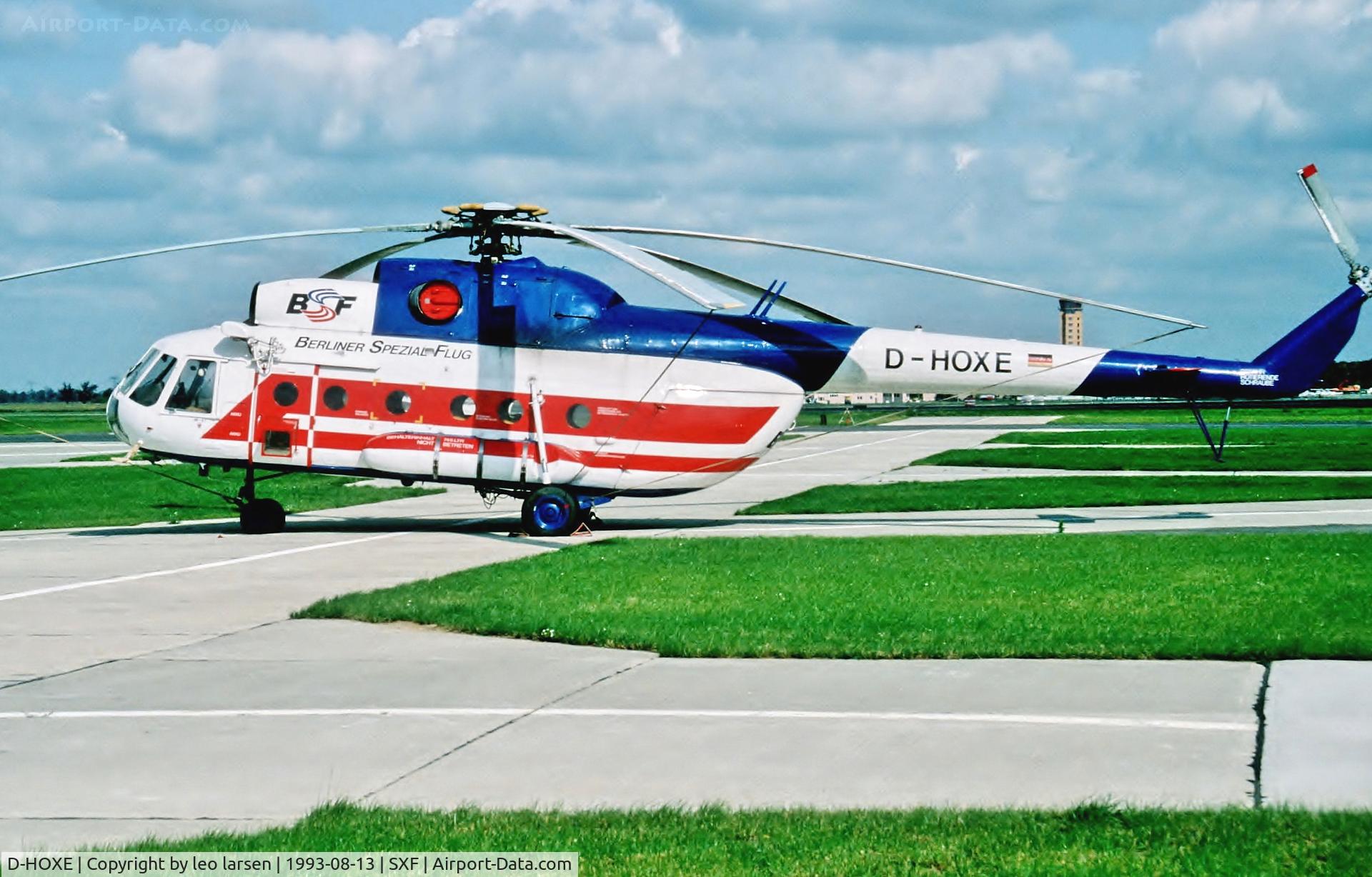 D-HOXE, 1979 MIL Mi-8T C/N 10595, Berlin SXF 13.8.93