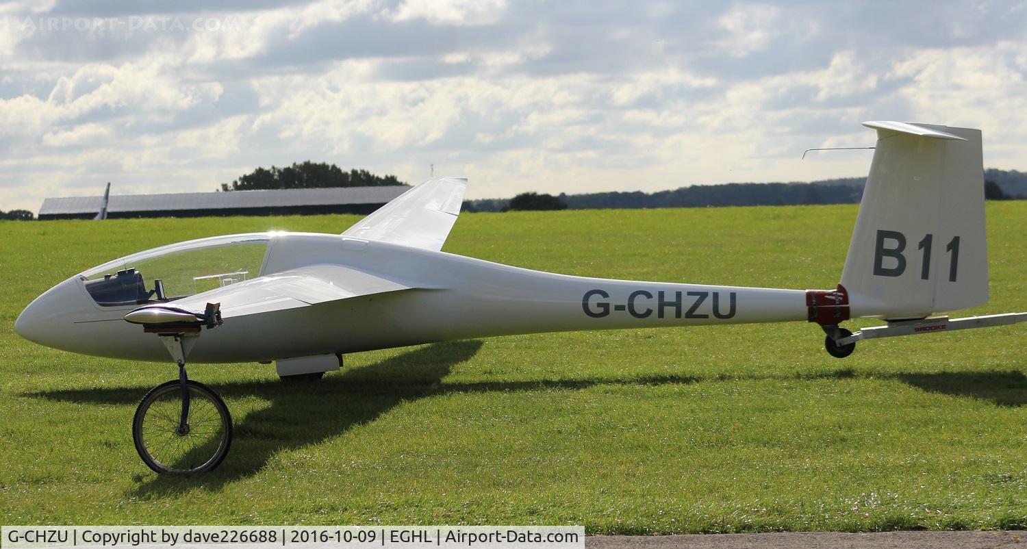 G-CHZU, Schempp-Hirth HS-4 Standard Cirrus C/N 366, G CHZU being towed to takeoff area Lasham EGHL