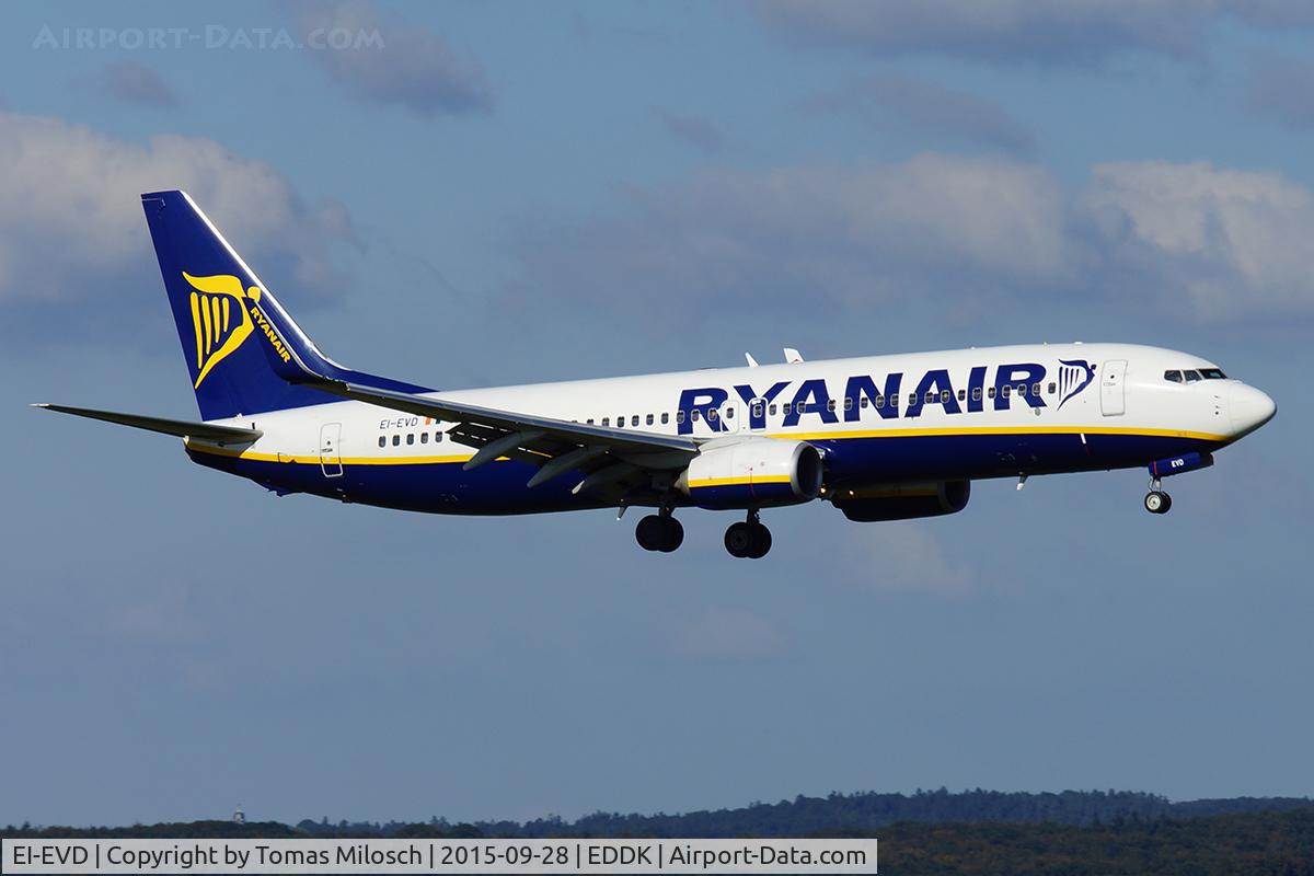 EI-EVD, 2012 Boeing 737-8AS C/N 40287, 