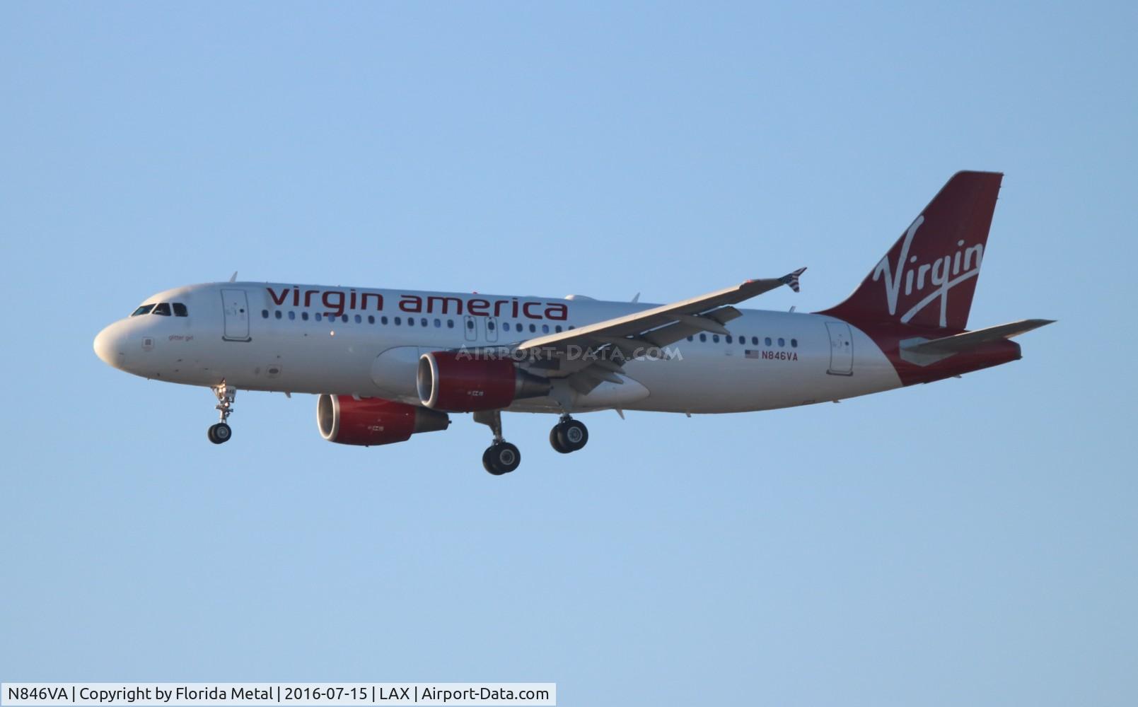 N846VA, 2011 Airbus A320-214 C/N 4894, Virgin America