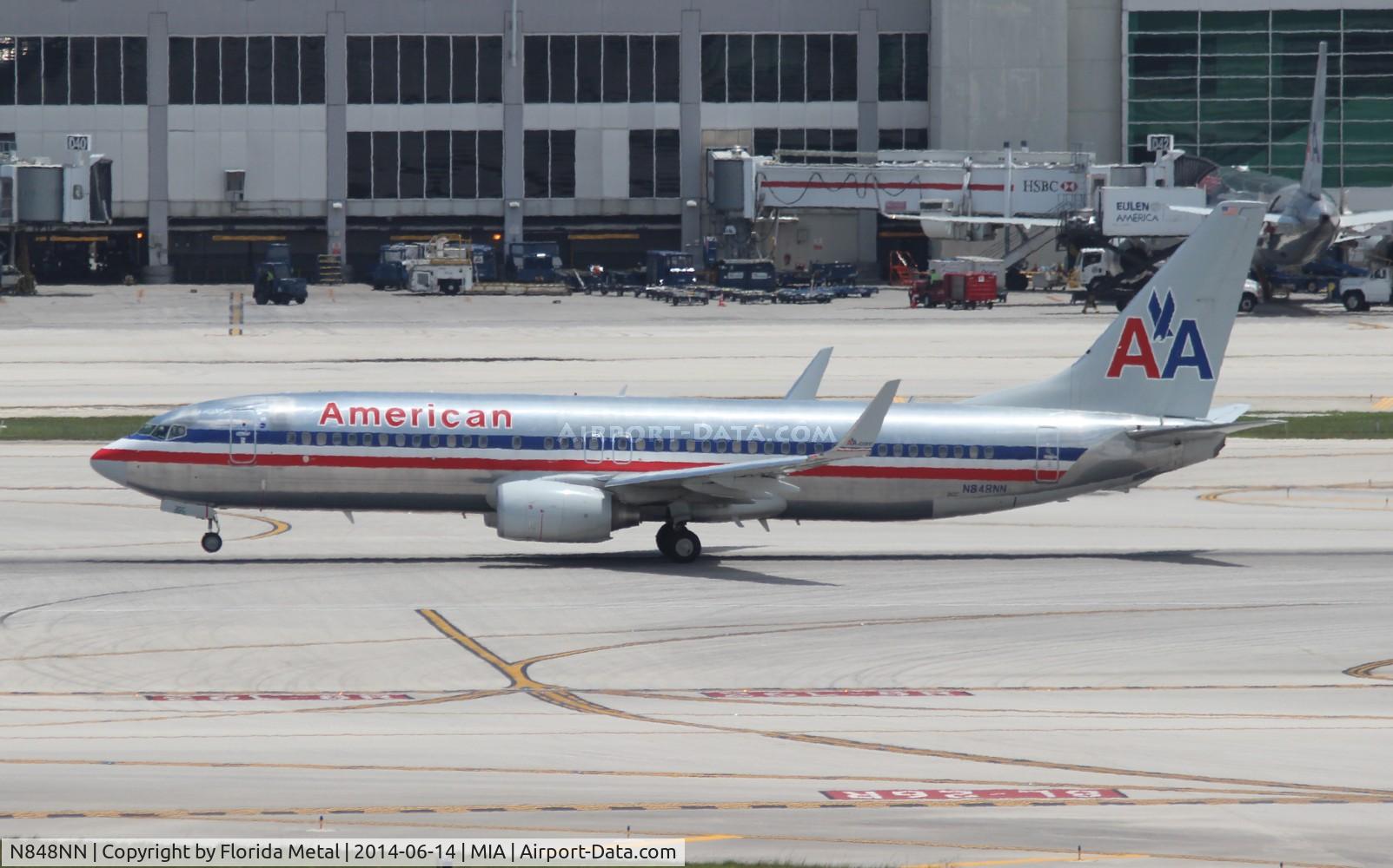 N848NN, 2010 Boeing 737-823 C/N 31103, American