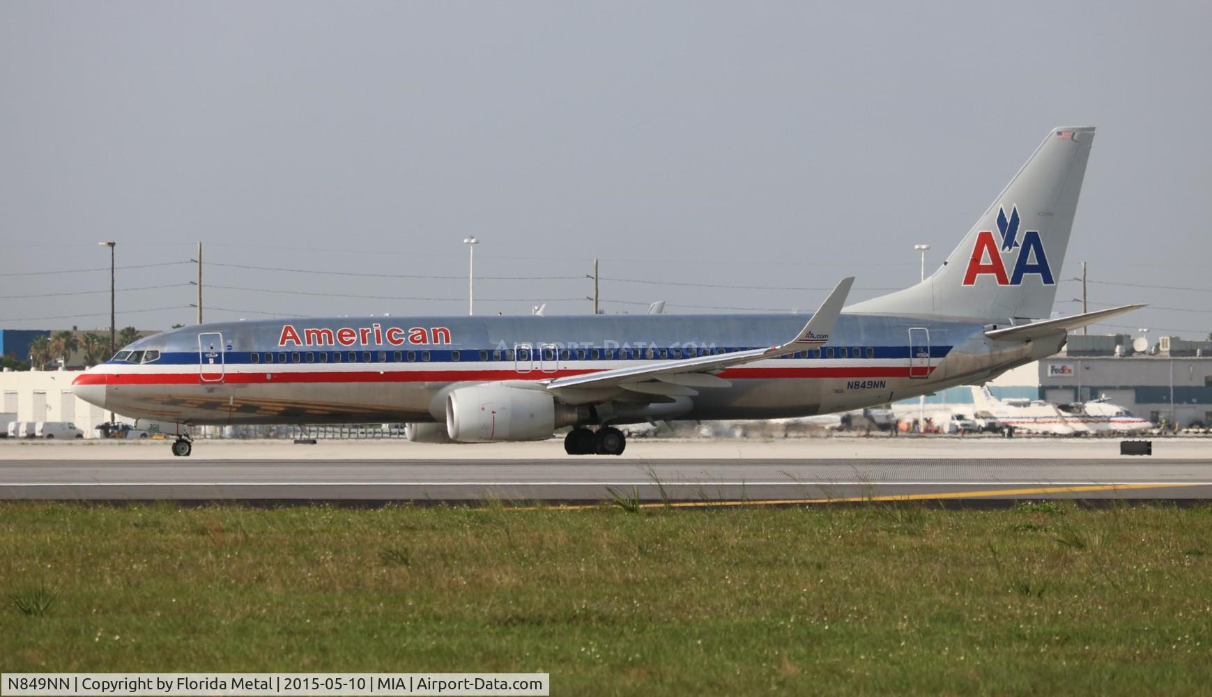 N849NN, Boeing 737-823 C/N 33213, American