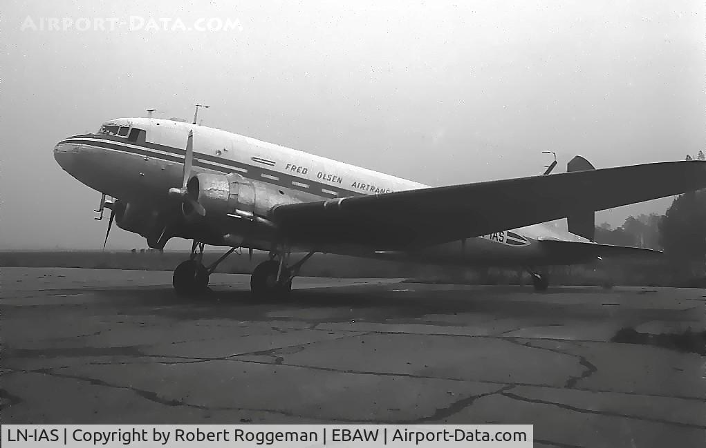 LN-IAS, 1944 Douglas DC3C-S1C3G (C-47A) C/N 19458, FRED OLSEN.1960's.