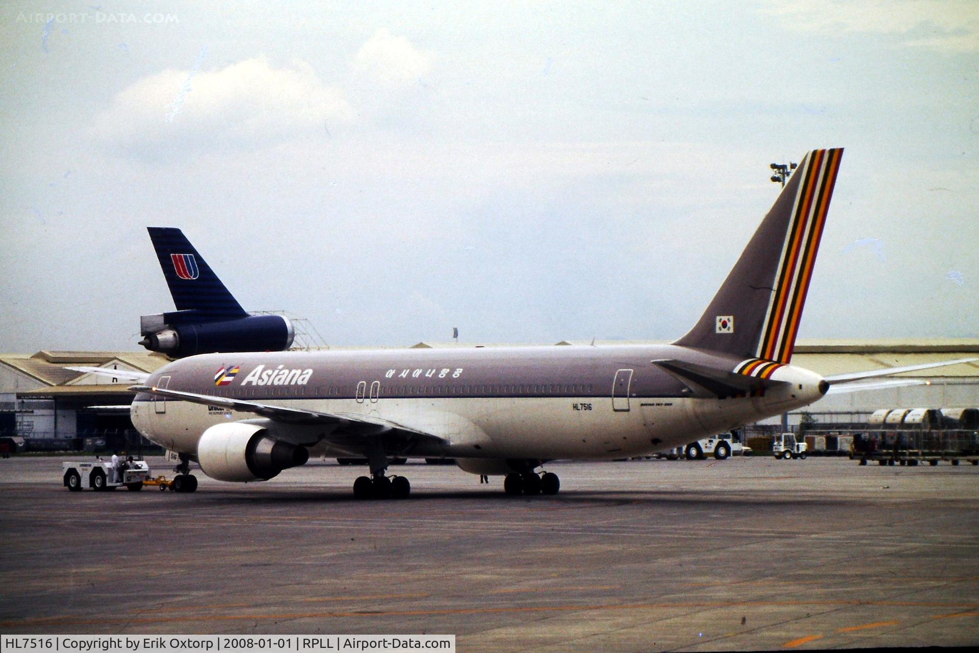 HL7516, 1997 Boeing 767-38E C/N 25759, HL-7516 in MNL JUL98