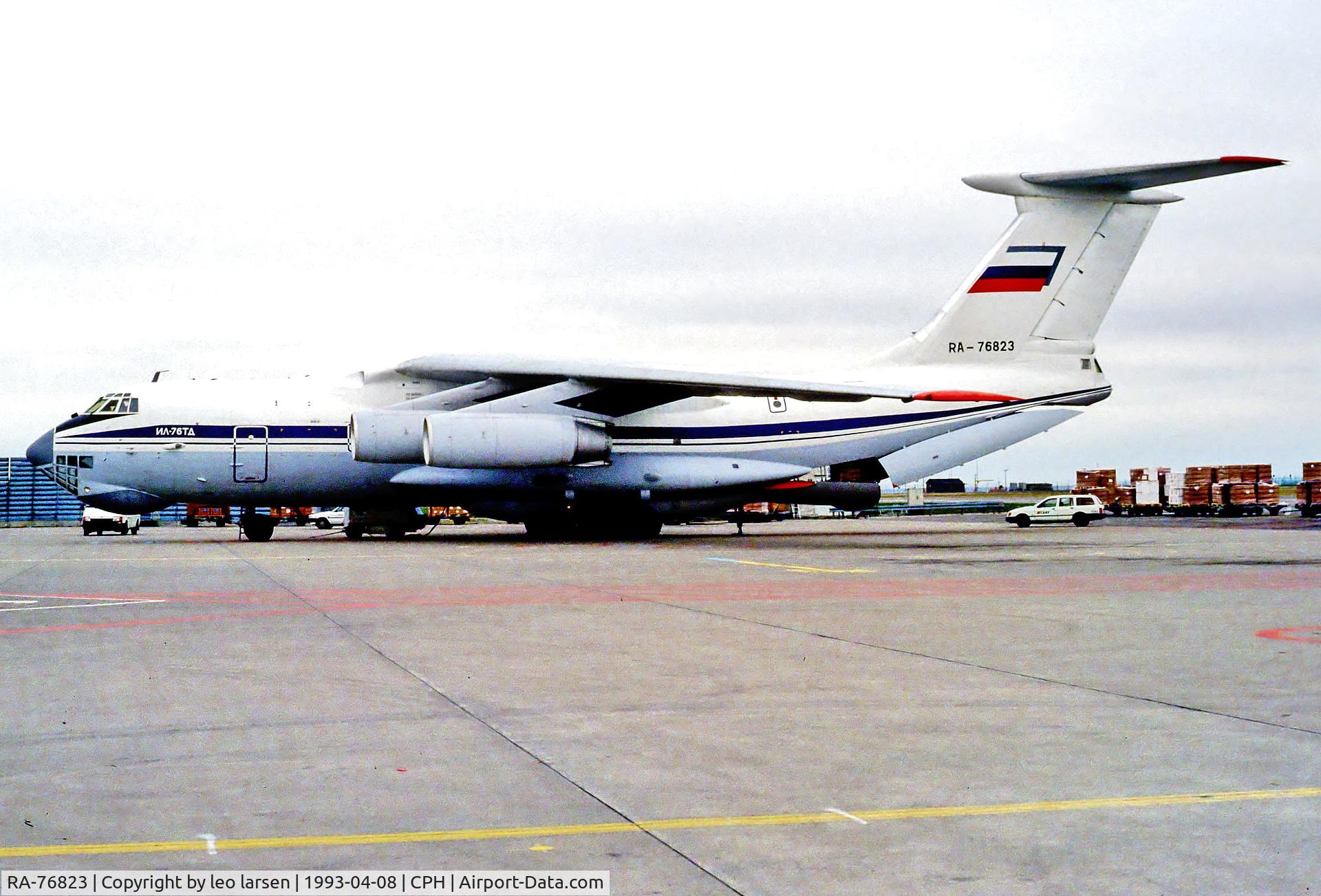 RA-76823, 1982 Ilyushin IL-76TD C/N 0023441189, Copenhagen 8.4.93