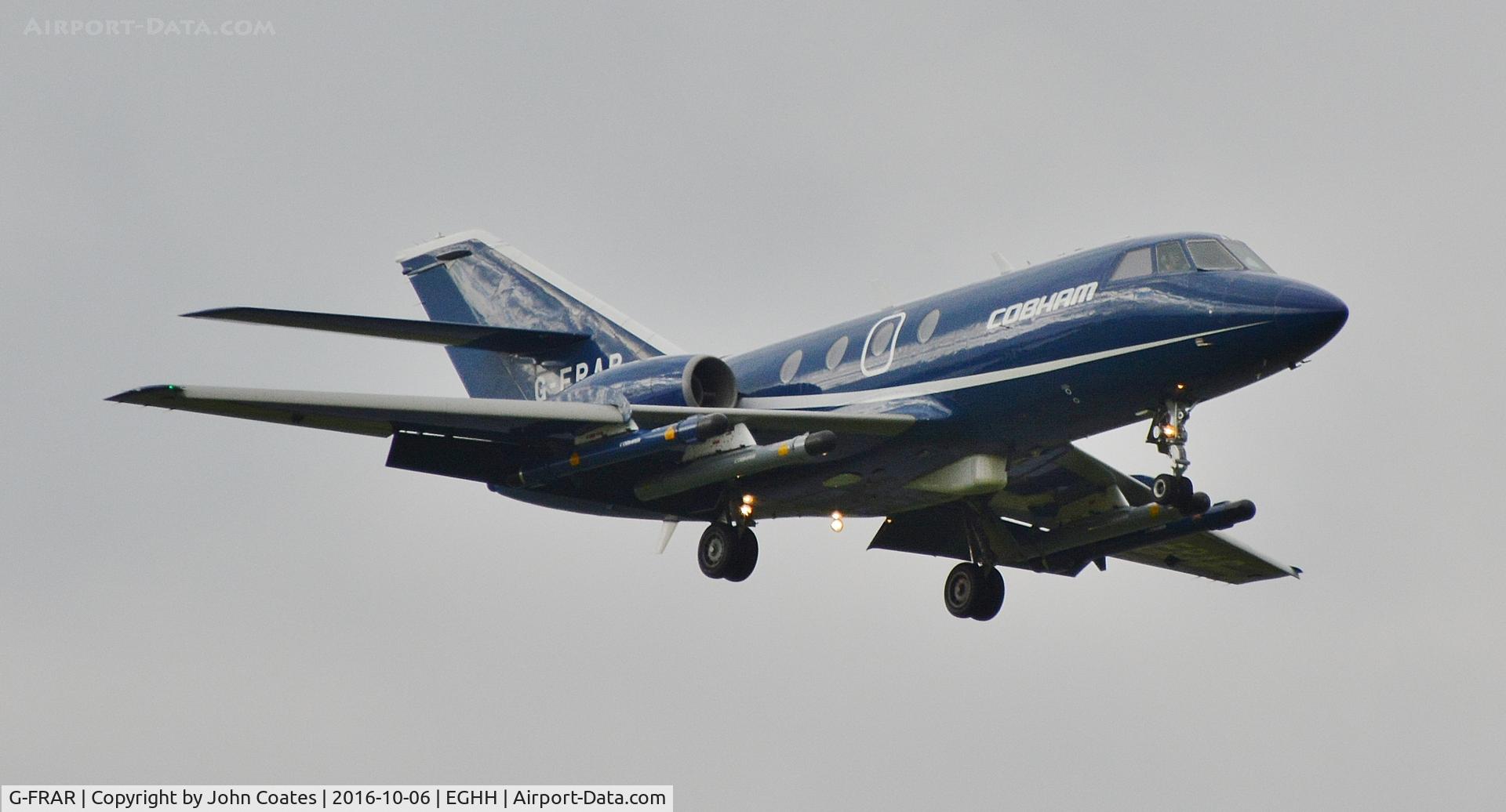 G-FRAR, 1969 Dassault Falcon (Mystere) 20DC C/N 209, Resident coming home