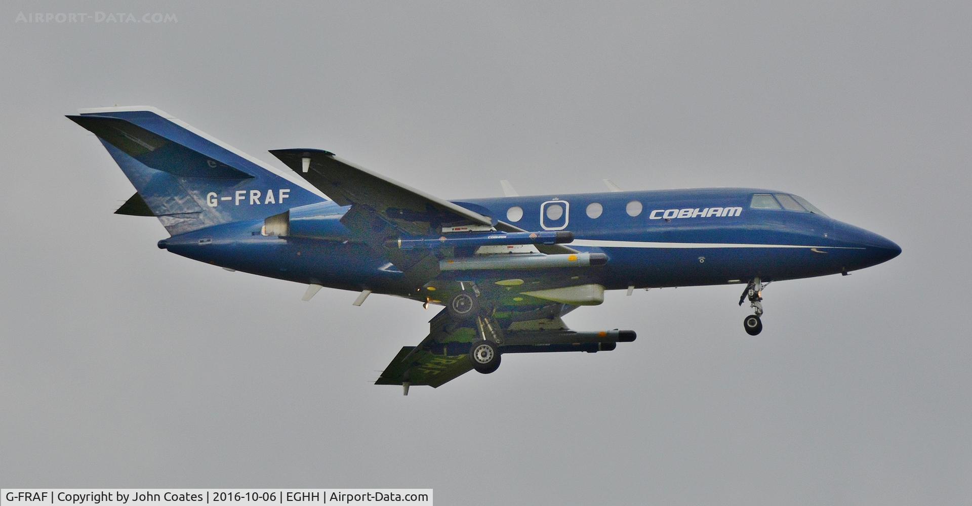 G-FRAF, 1974 Dassault Falcon (Mystere) 20E C/N 295, Resident coming home