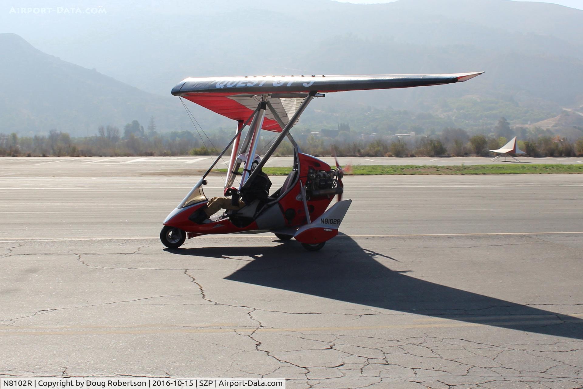 N8102R, 2005 Air Creation Tanarg C/N T05052, 2005 Air Creation USA TANARG, weight-shift control Experimental class, ignore wing markings, Rotax 912 pusher, taxi to hangar