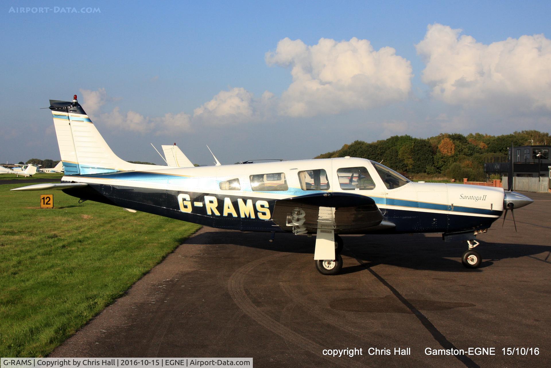 G-RAMS, 1980 Piper PA-32R-301 Saratoga SP C/N 32R-8013134, at Gamston