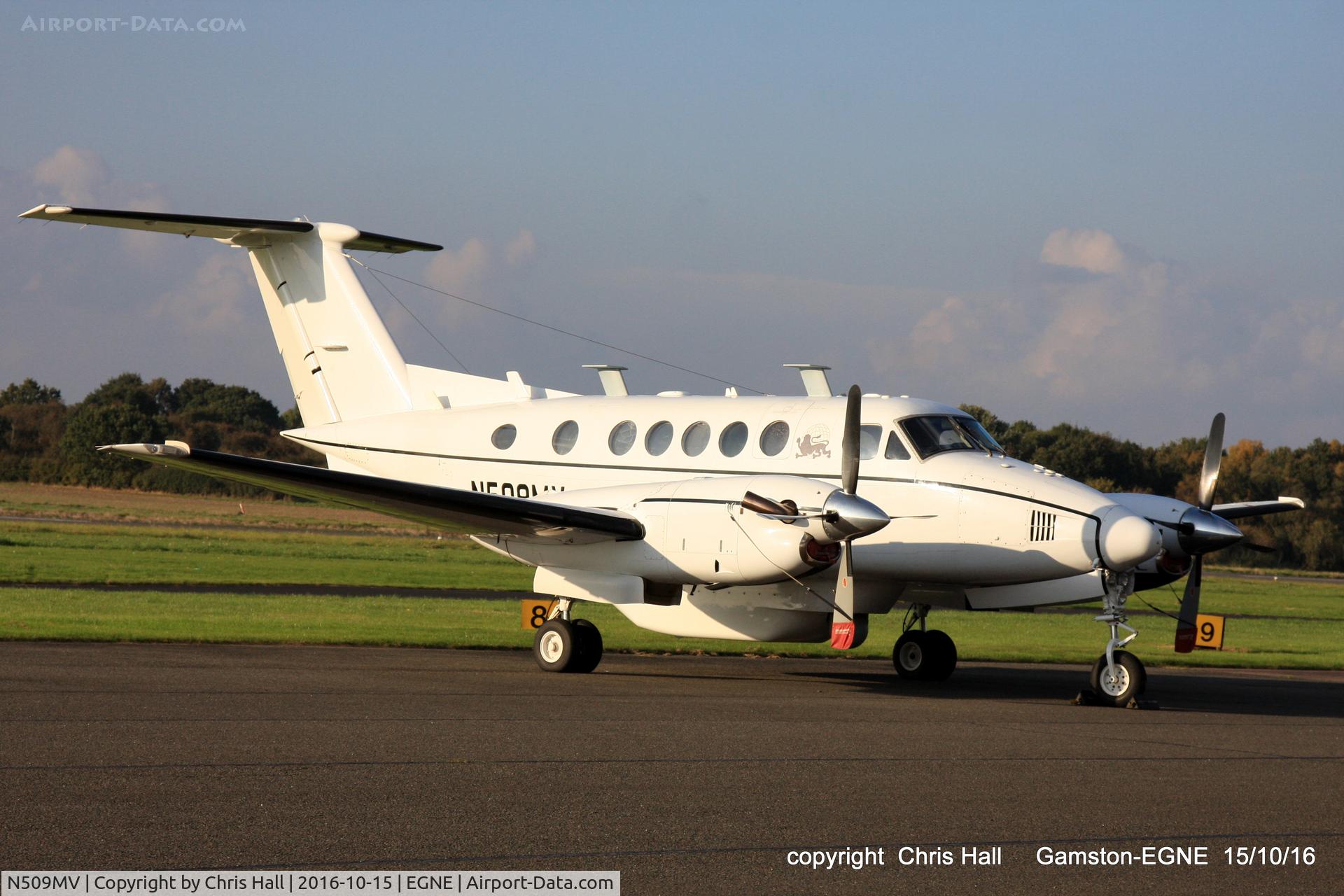 N509MV, 1981 Beech B200 King Air C/N BB-877, at Gamston