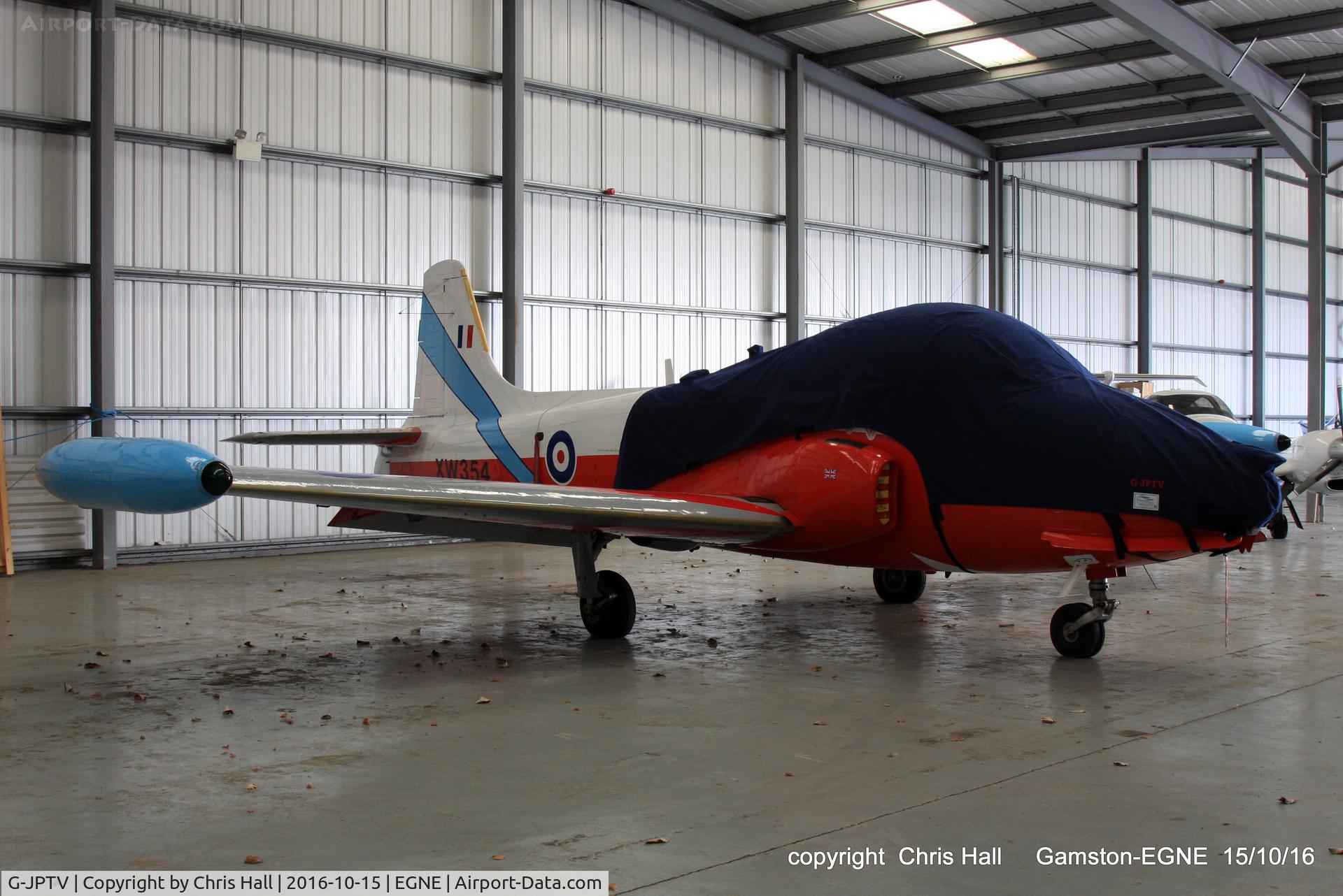 G-JPTV, 1971 BAC 84 Jet Provost T.5A C/N EEP/JP/1005, at Gamston