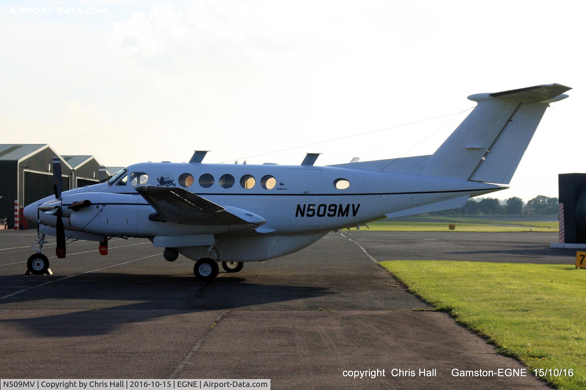 N509MV, 1981 Beech B200 King Air C/N BB-877, at Gamston