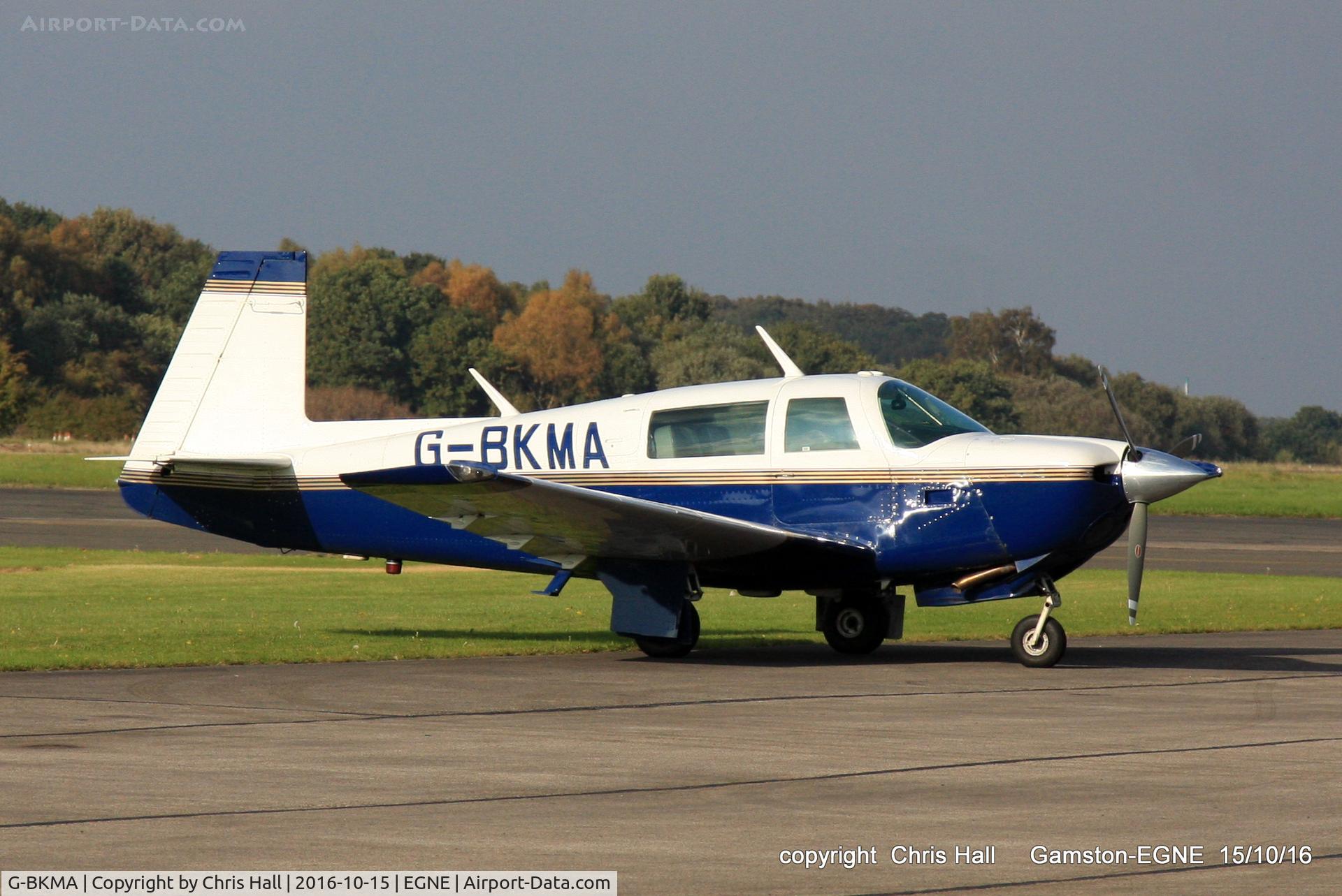 G-BKMA, 1982 Mooney M20J 201 C/N 24-1316, at Gamston