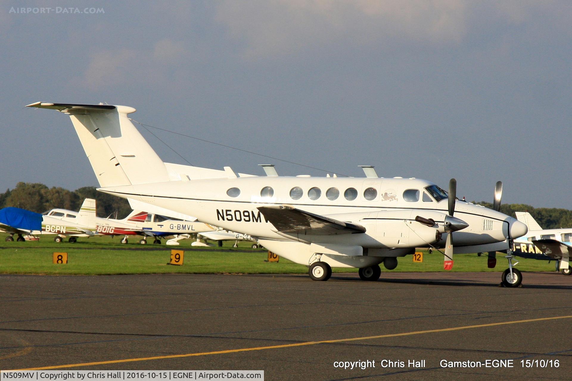 N509MV, 1981 Beech B200 King Air C/N BB-877, at Gamston