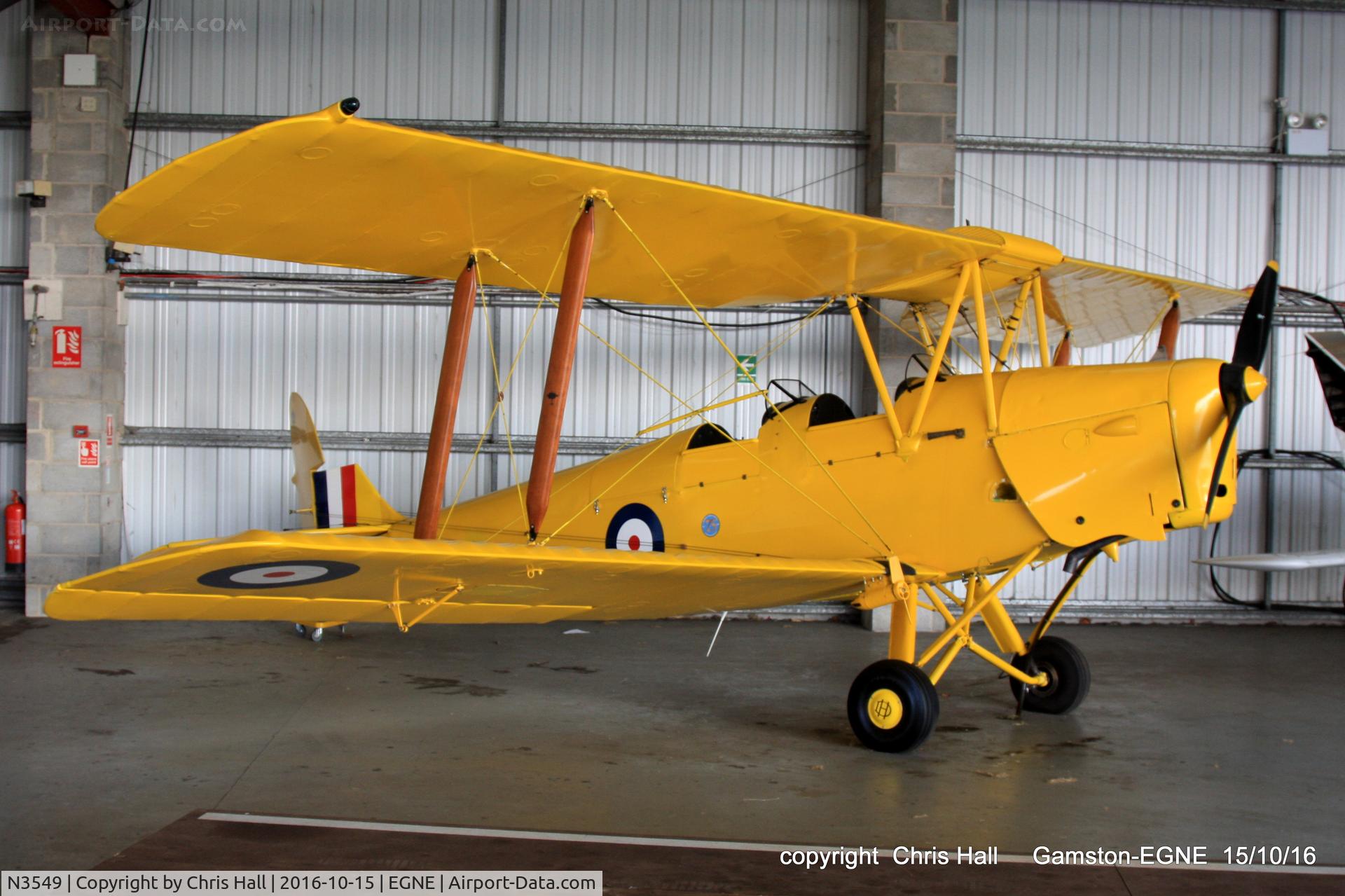 N3549, 1945 De Havilland DH-82A Tiger Moth II Tiger Moth II C/N 86554, at Gamston