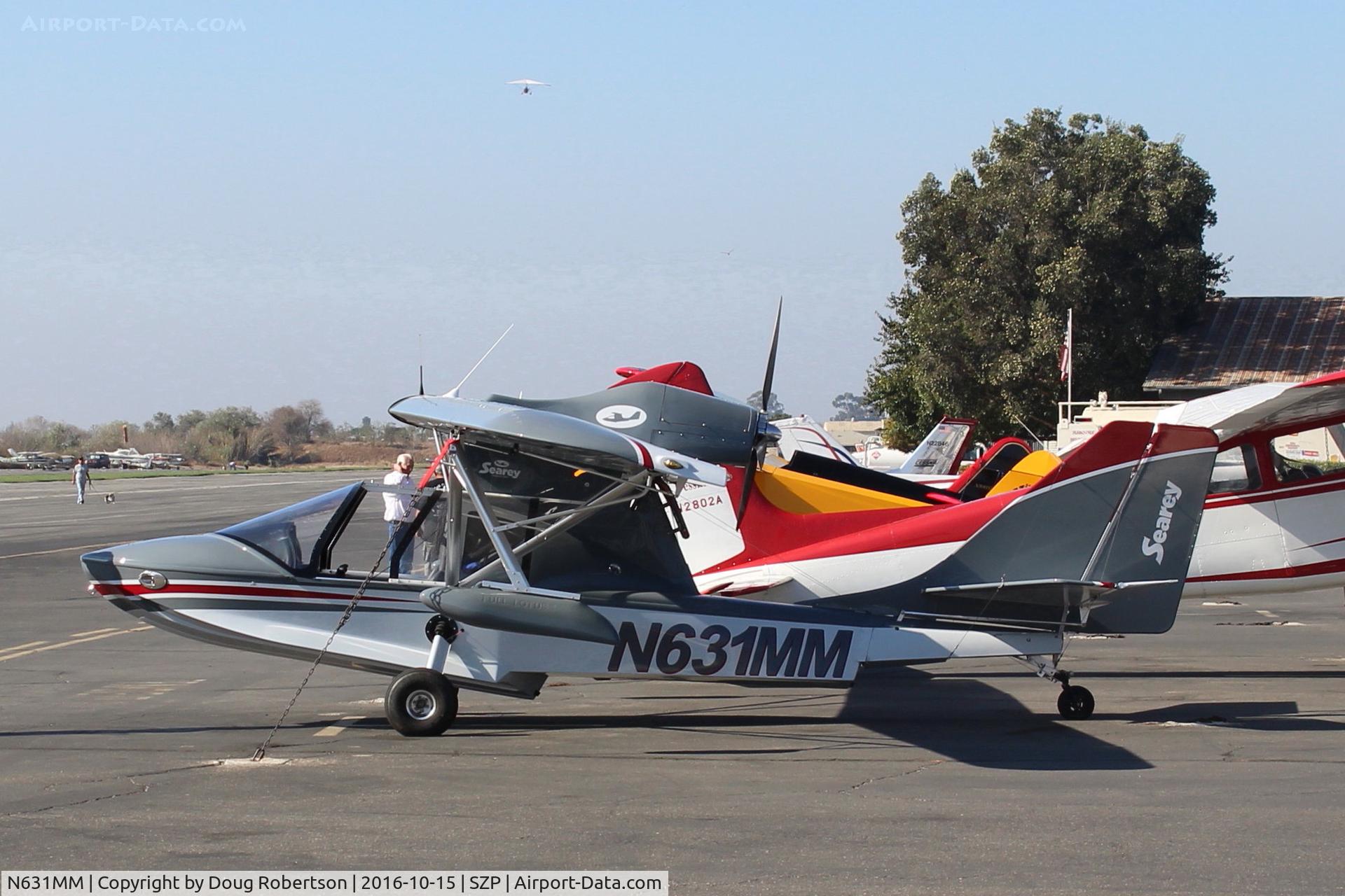 N631MM, 2015 Progressive Aerodyne Searey Sport LSA C/N 1040, 2015 Progressive Aerodyne Inc SEAREY SPORT 914 amphibious S-LSA, Rotax 914UL 115 Hp, return visitor on Transient ramp