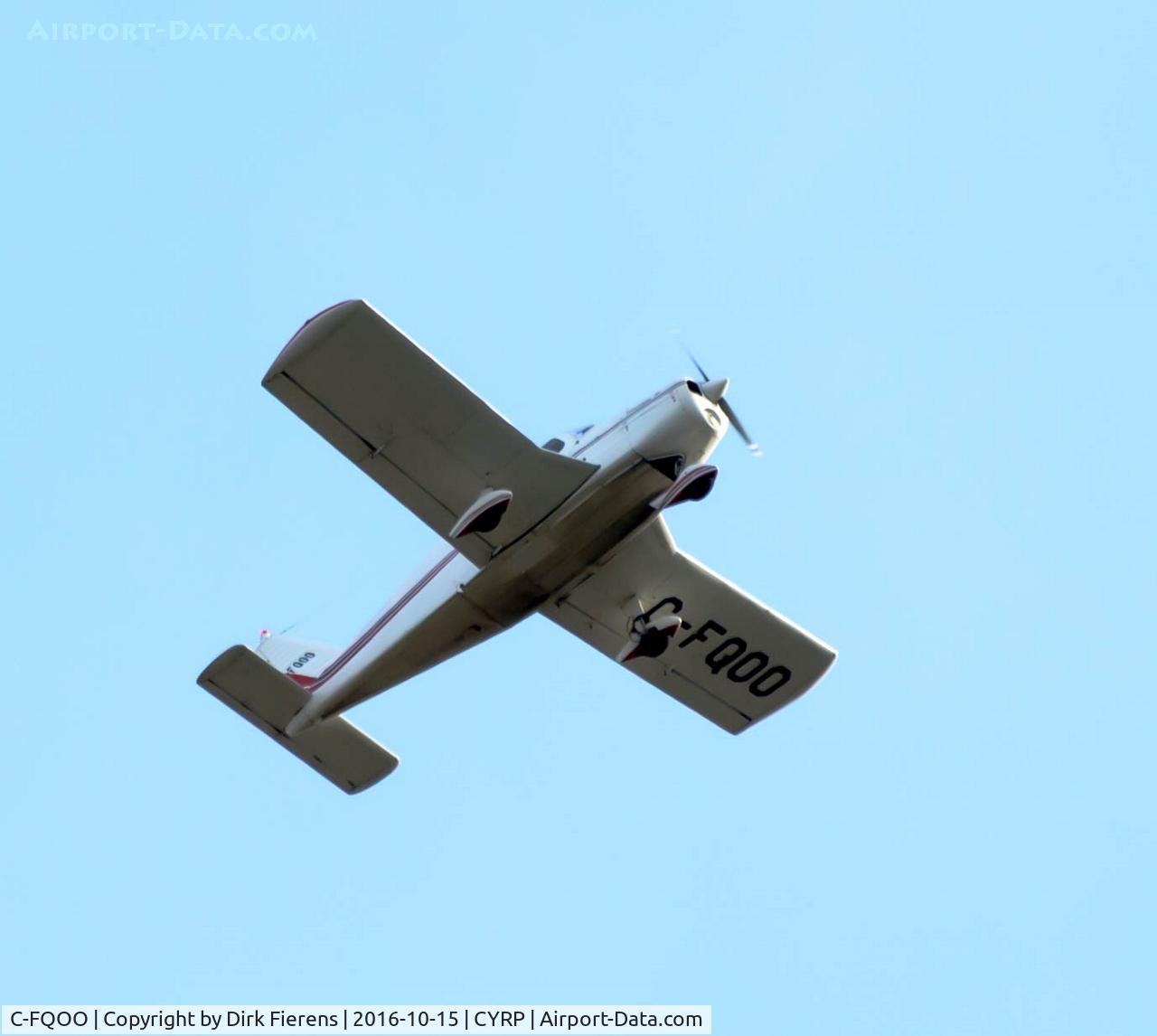 C-FQOO, 1967 Piper PA-28-140 C/N 28-23512, Approaching Carp Airport on rwy 04.