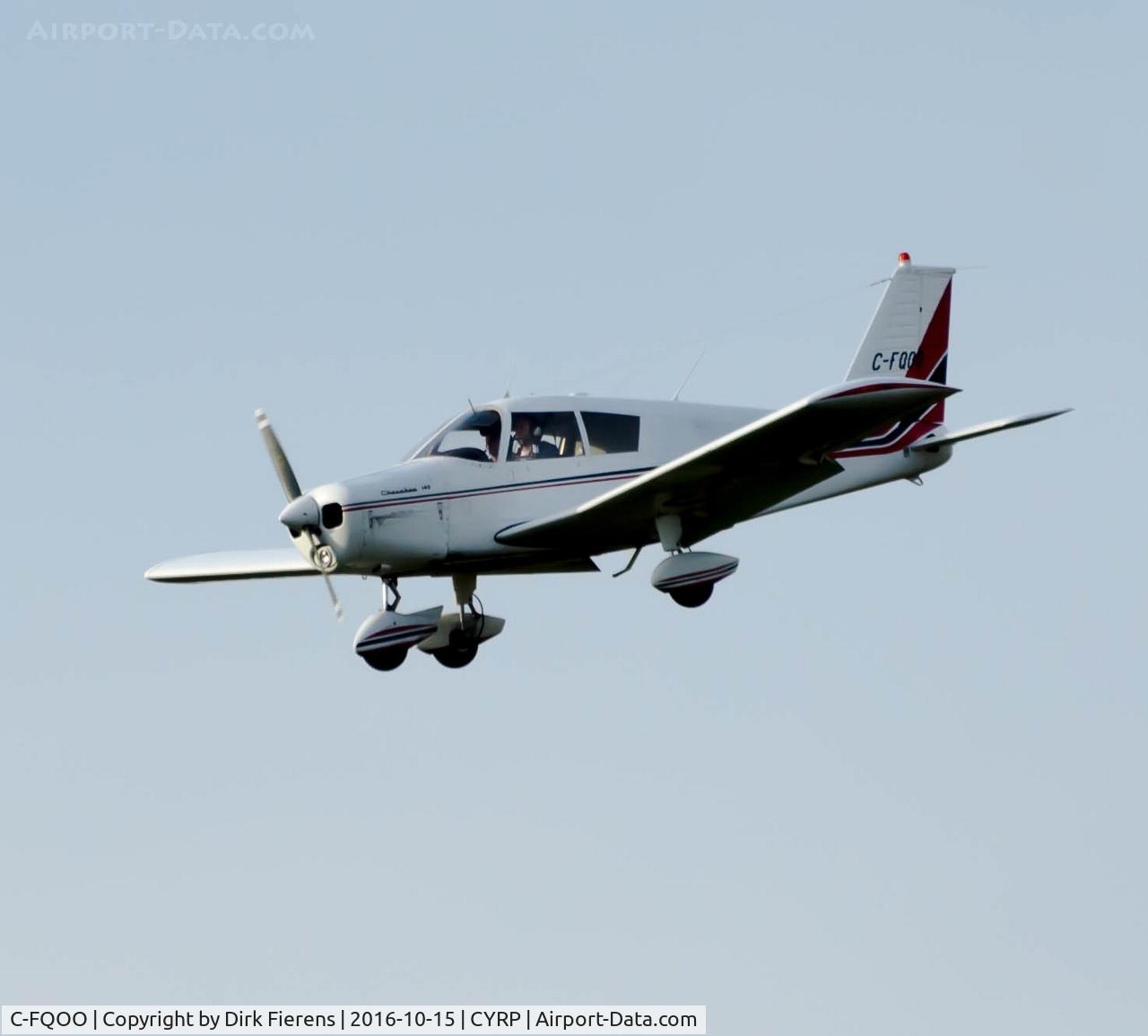 C-FQOO, 1967 Piper PA-28-140 C/N 28-23512, Approaching rwy 04.
