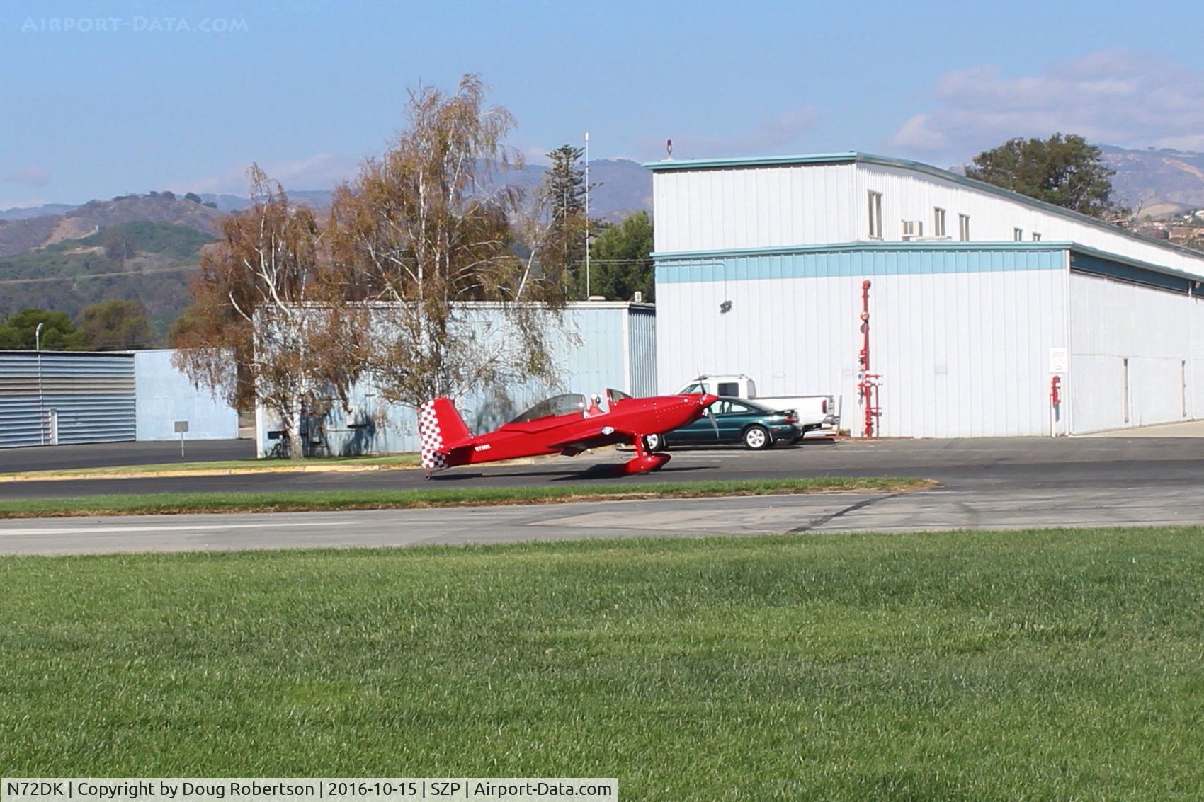 N72DK, Vans RV-8 C/N 82427, 2010 Koon VAN's RV-8, taxi to Rwy 22