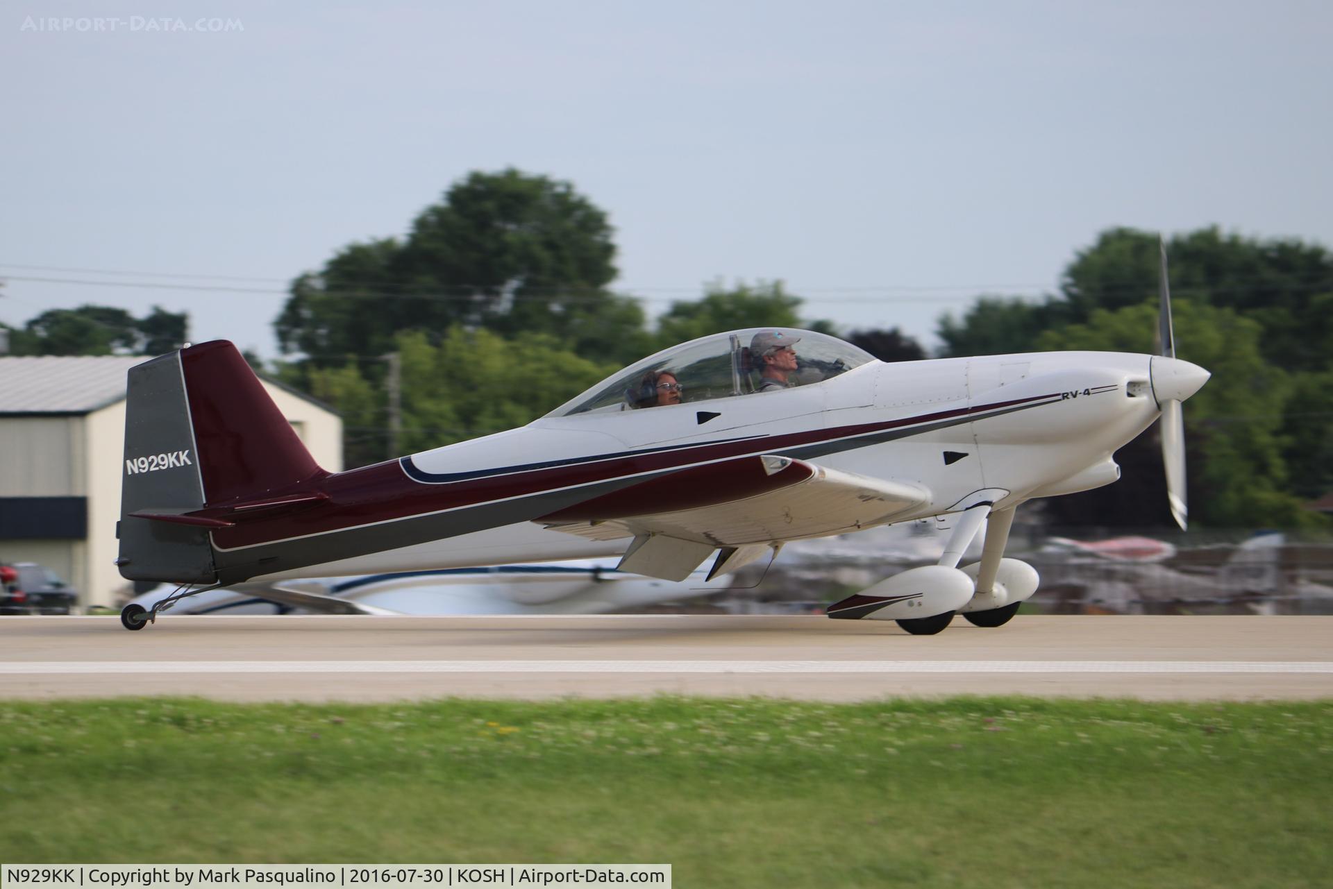 N929KK, 2002 Vans RV-4 C/N 1195, Vans RV-4