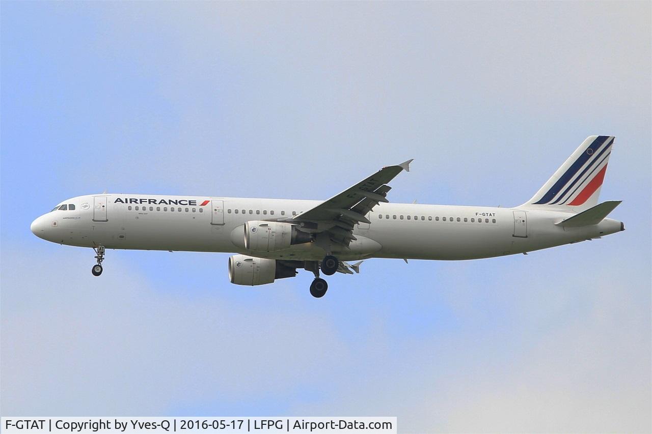 F-GTAT, 2008 Airbus A321-211 C/N 3441, Airbus A321-211, On final rwy 27R, Roissy Charles De Gaulle Airport (LFPG-CDG)