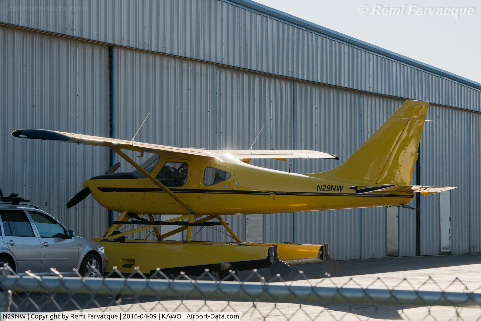 N29NW, Glasair GS-2 Sportsman C/N 7333, At hangers north end of airfield.