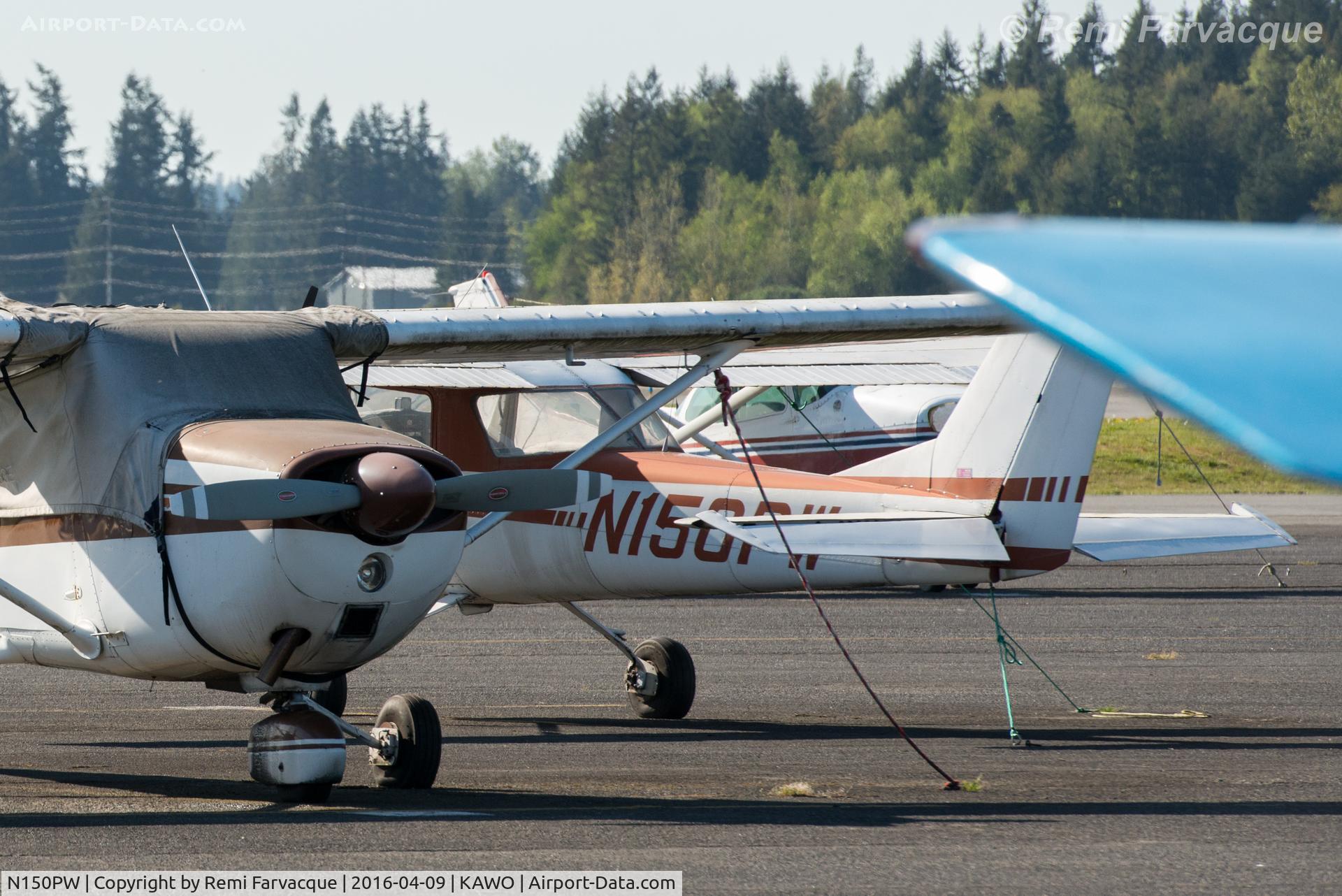 N150PW, 1966 Cessna 150F C/N 15063380, Parked south of main terminal.