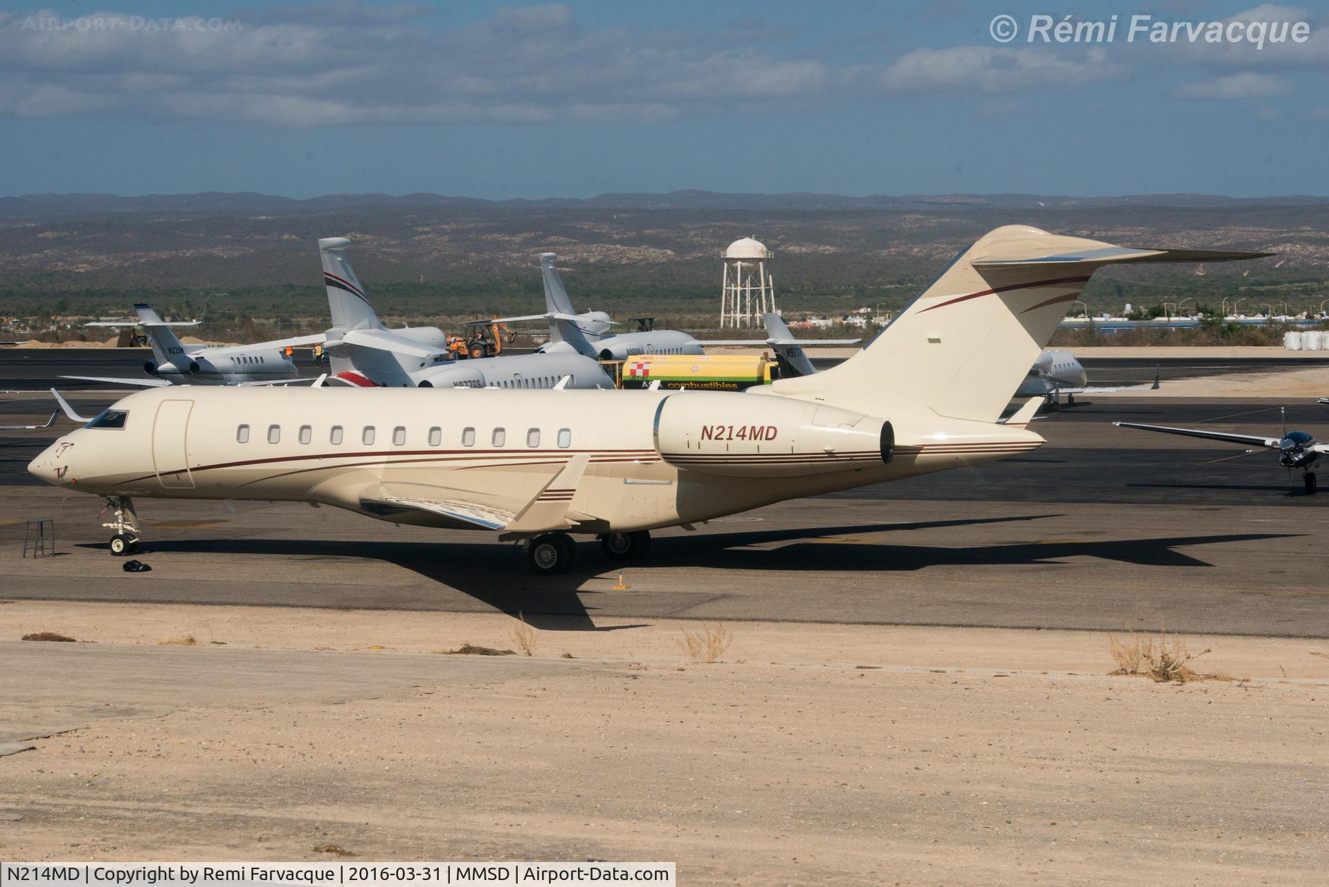 N214MD, 2004 Bombardier BD-700-1A11 Global Express C/N 9152, Parked in executive jet area.
