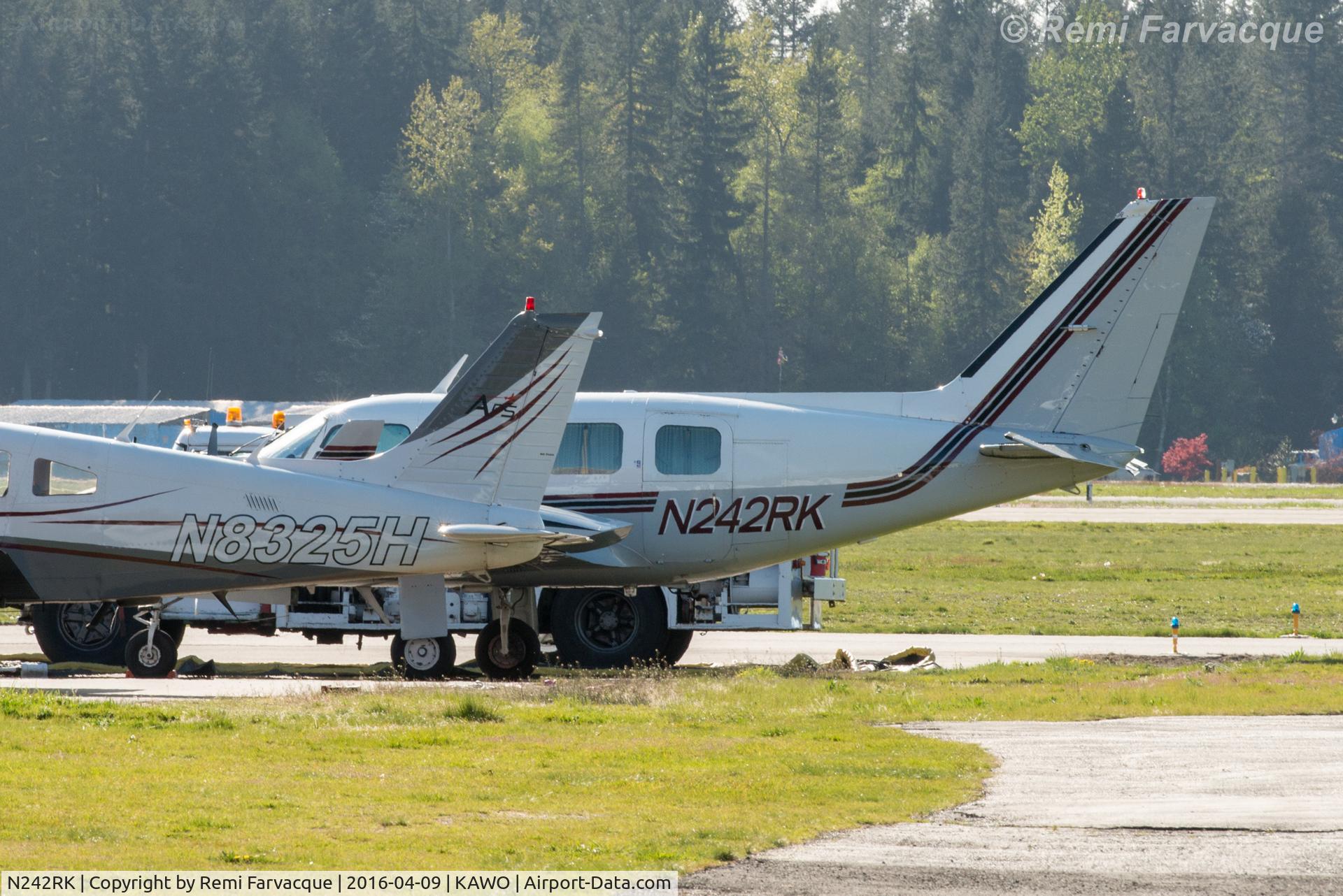 N242RK, 1975 Piper PA-31-325 Navajo C/R C/N 31-7512025, North end of airfield.
