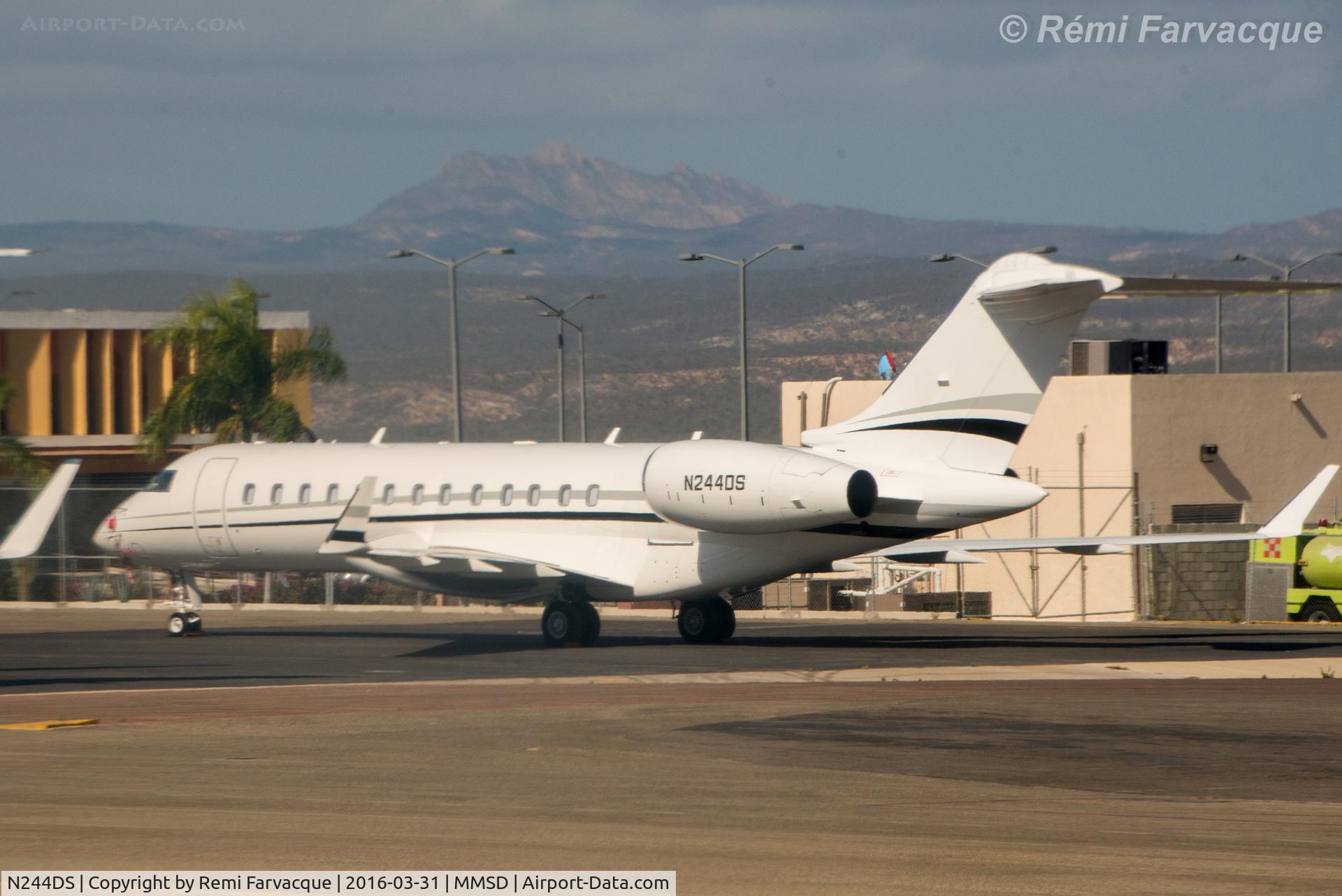 N244DS, 2006 Gulfstream Aerospace GIV-X (G450) C/N 4050, Parked in executive jet area.
