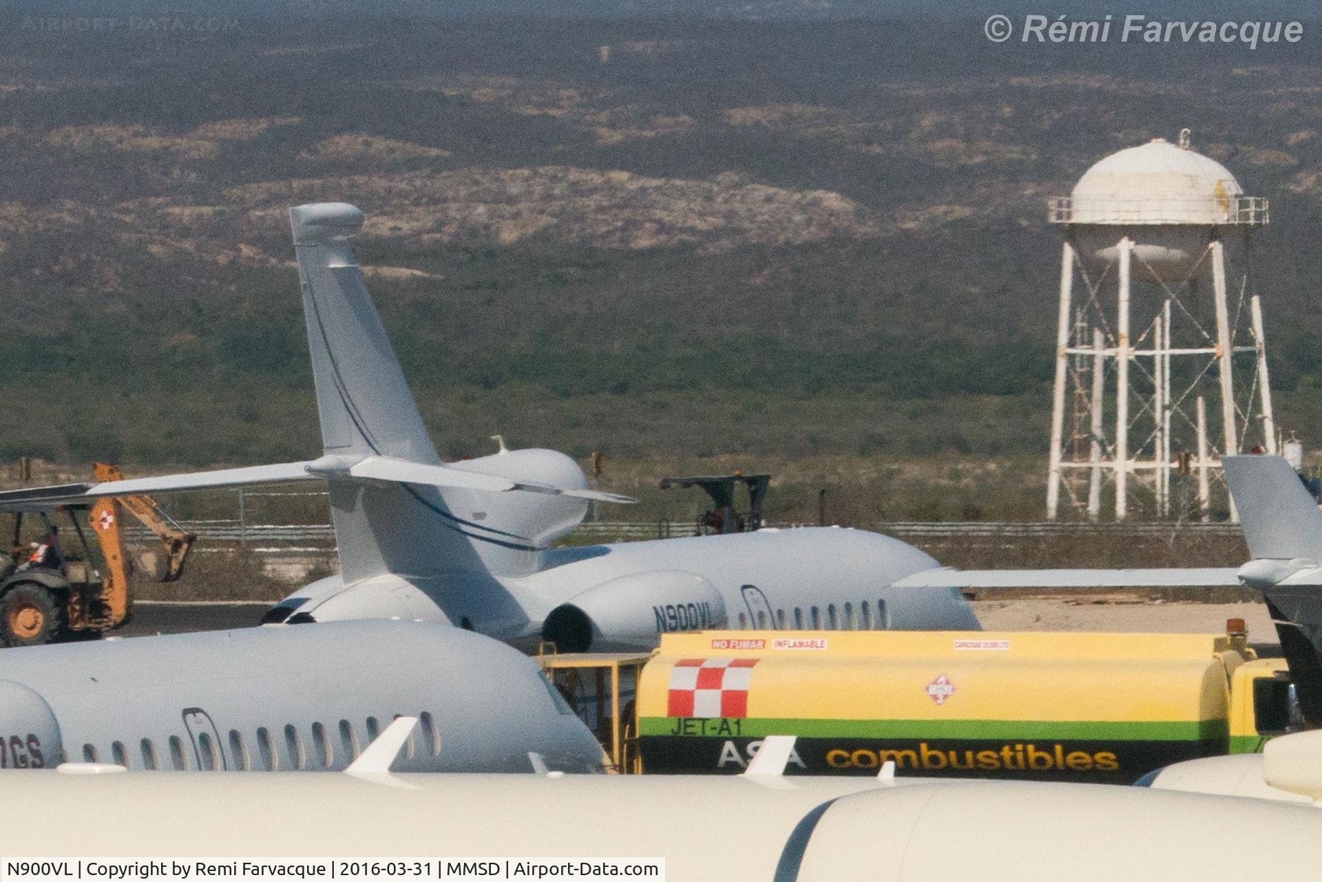 N900VL, 2007 Dassault Falcon 900DX C/N 609, Parked in executive jet area.